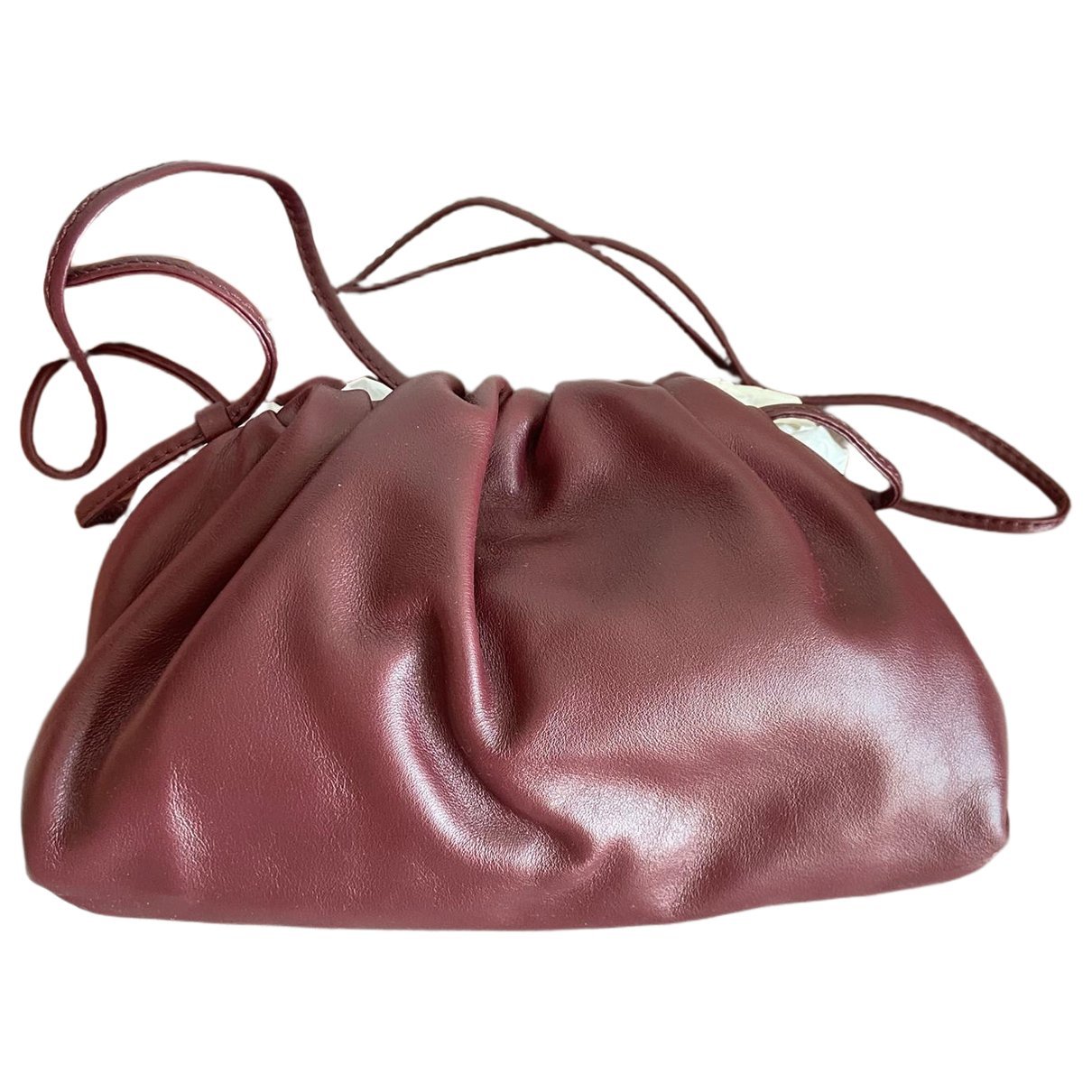 Pouch leather handbag