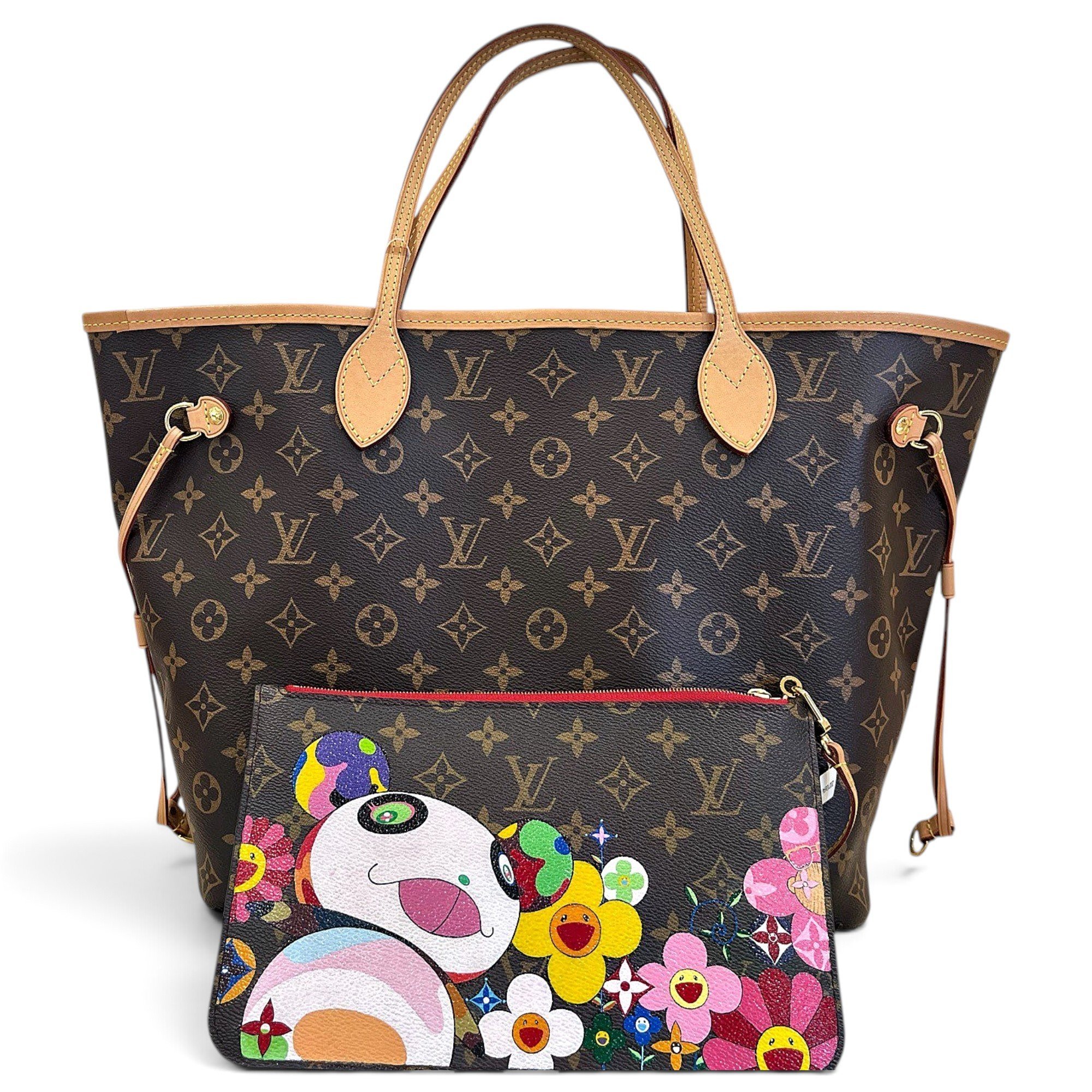 Neverfull leather handbag