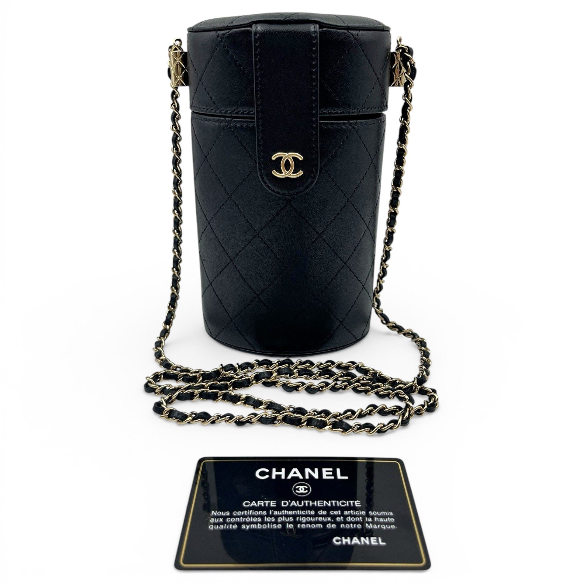 Vanity leather mini bag