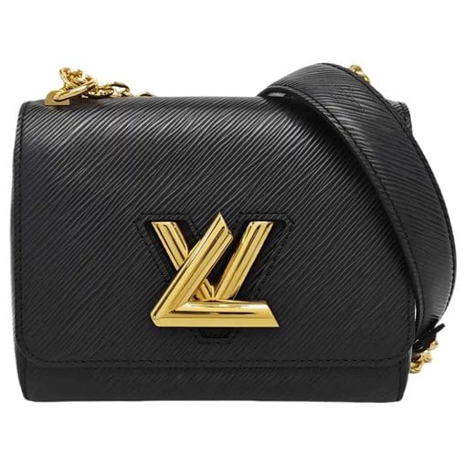 Twist leather handbag