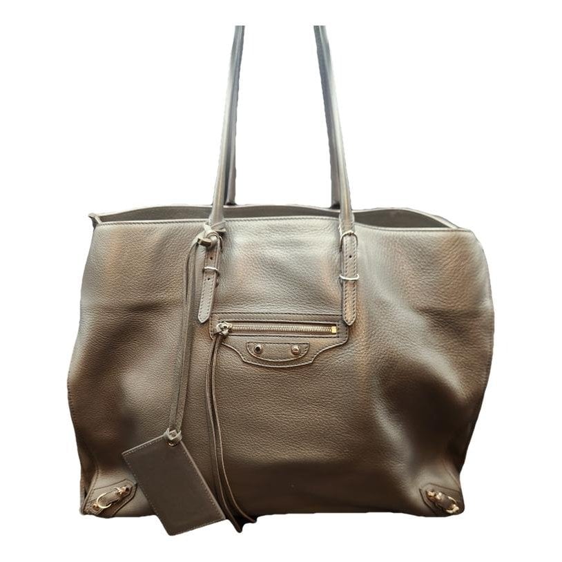 Papier leather tote