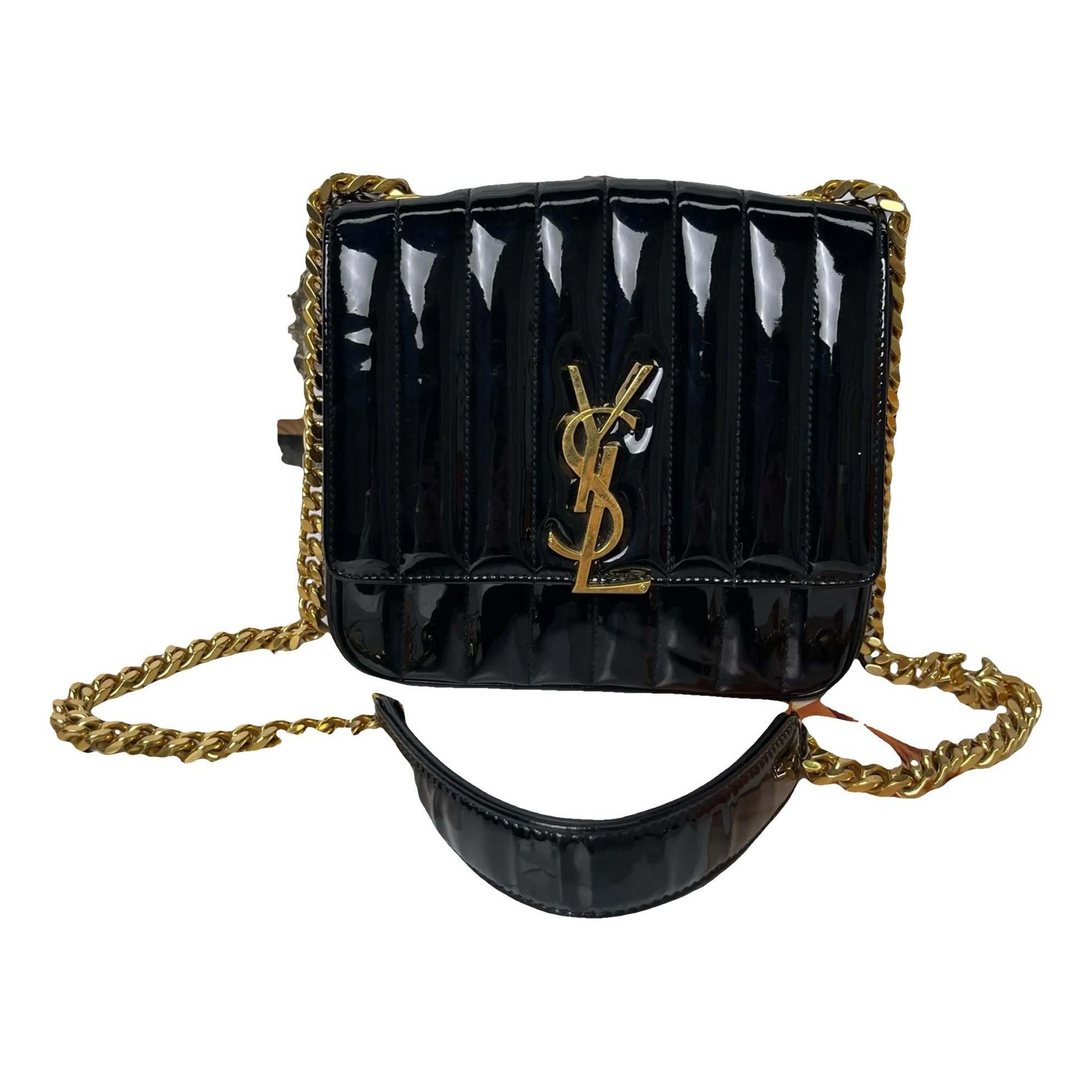 Vicky patent leather handbag