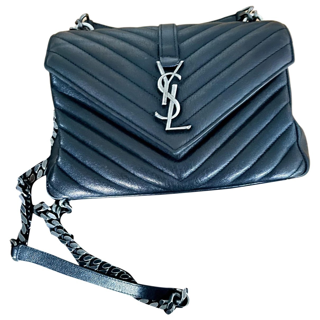 Collége monogramme leather handbag