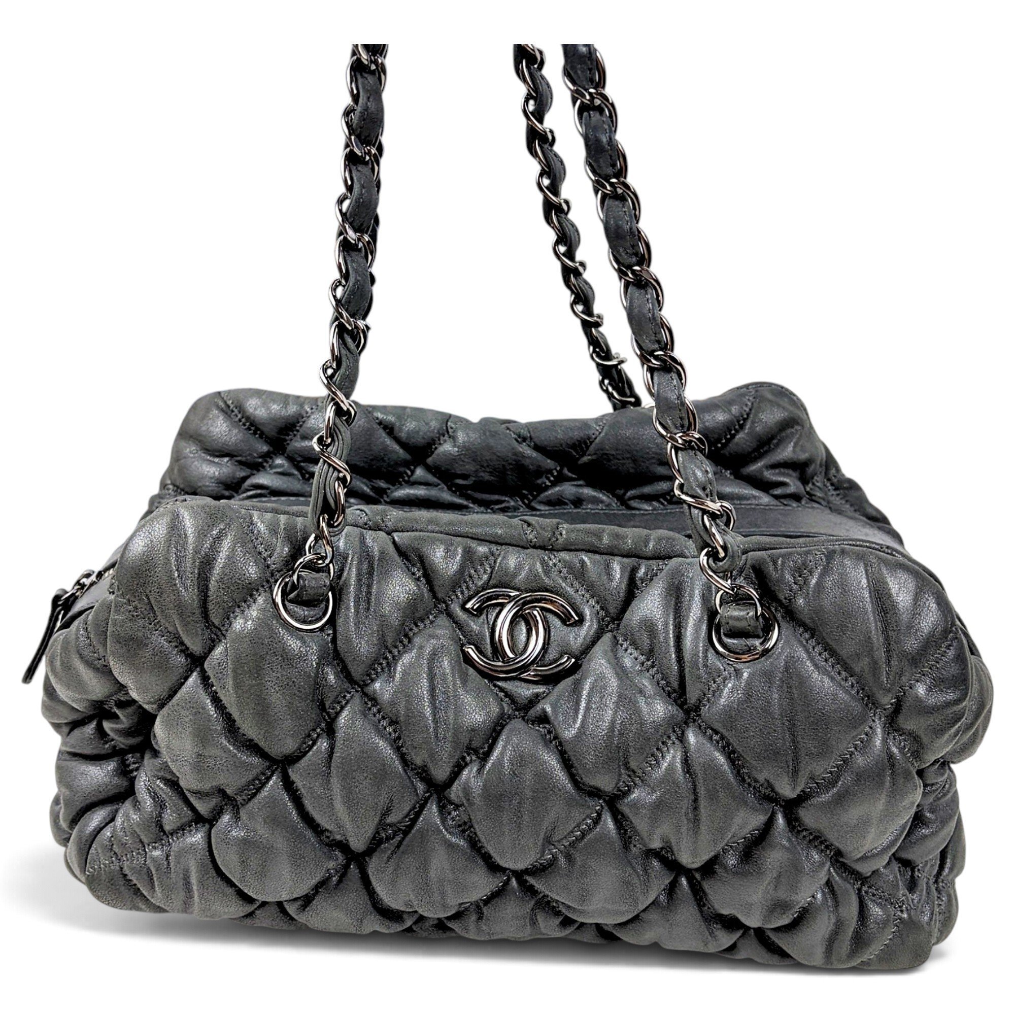 Chain Around leather crossbody bag