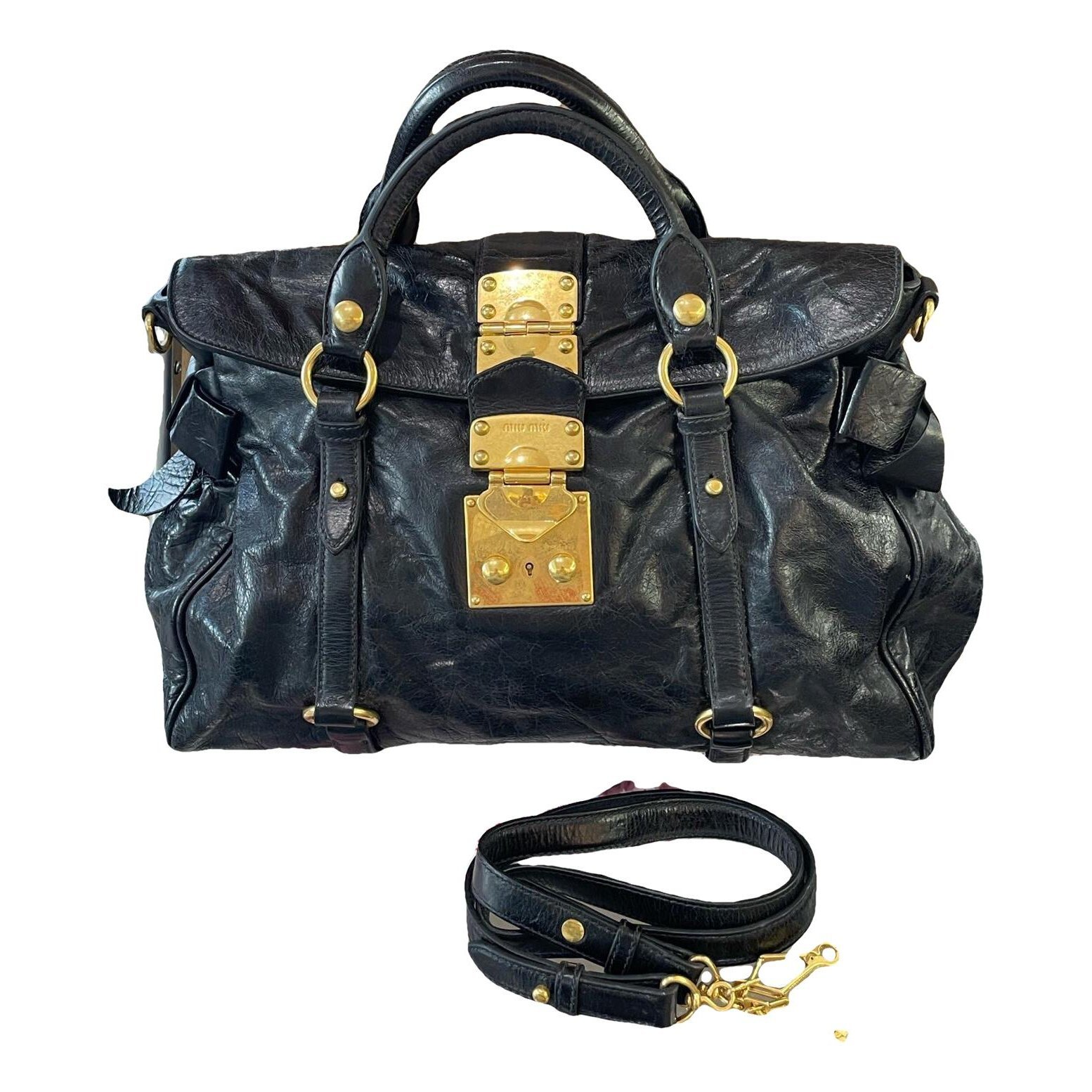 Leather handbag