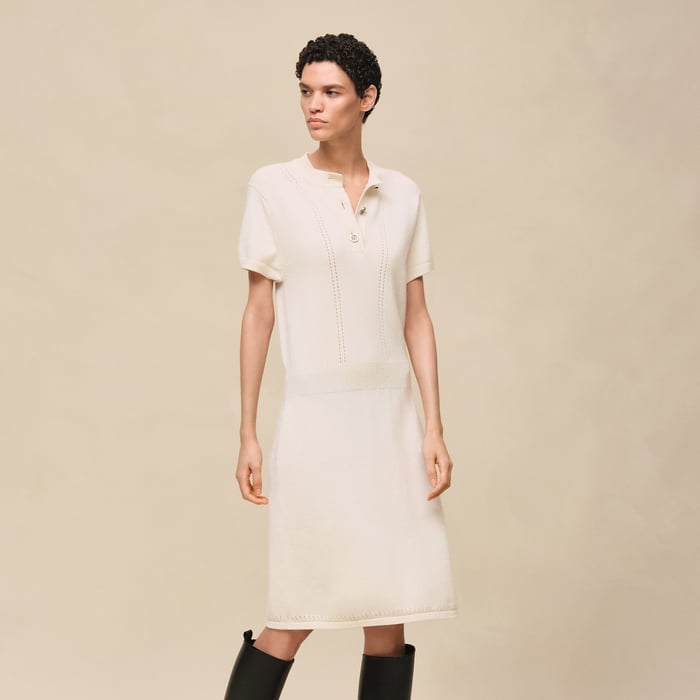 Blanc Naturel Cashmere Dress