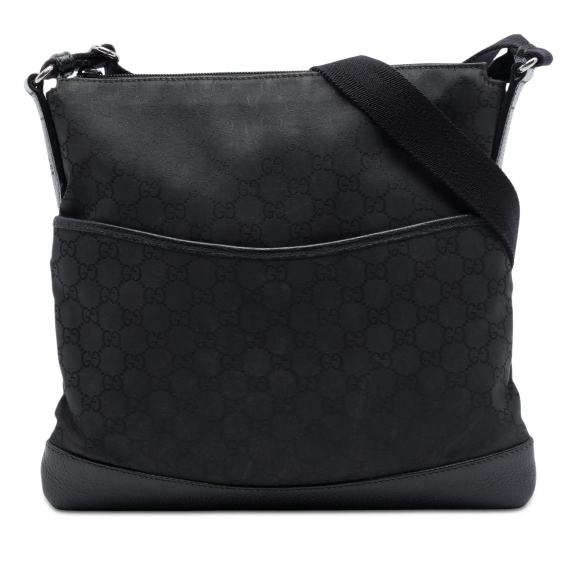 Gucci B leather crossbody bag