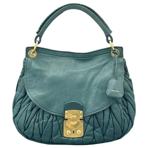 Coffer leather crossbody bag