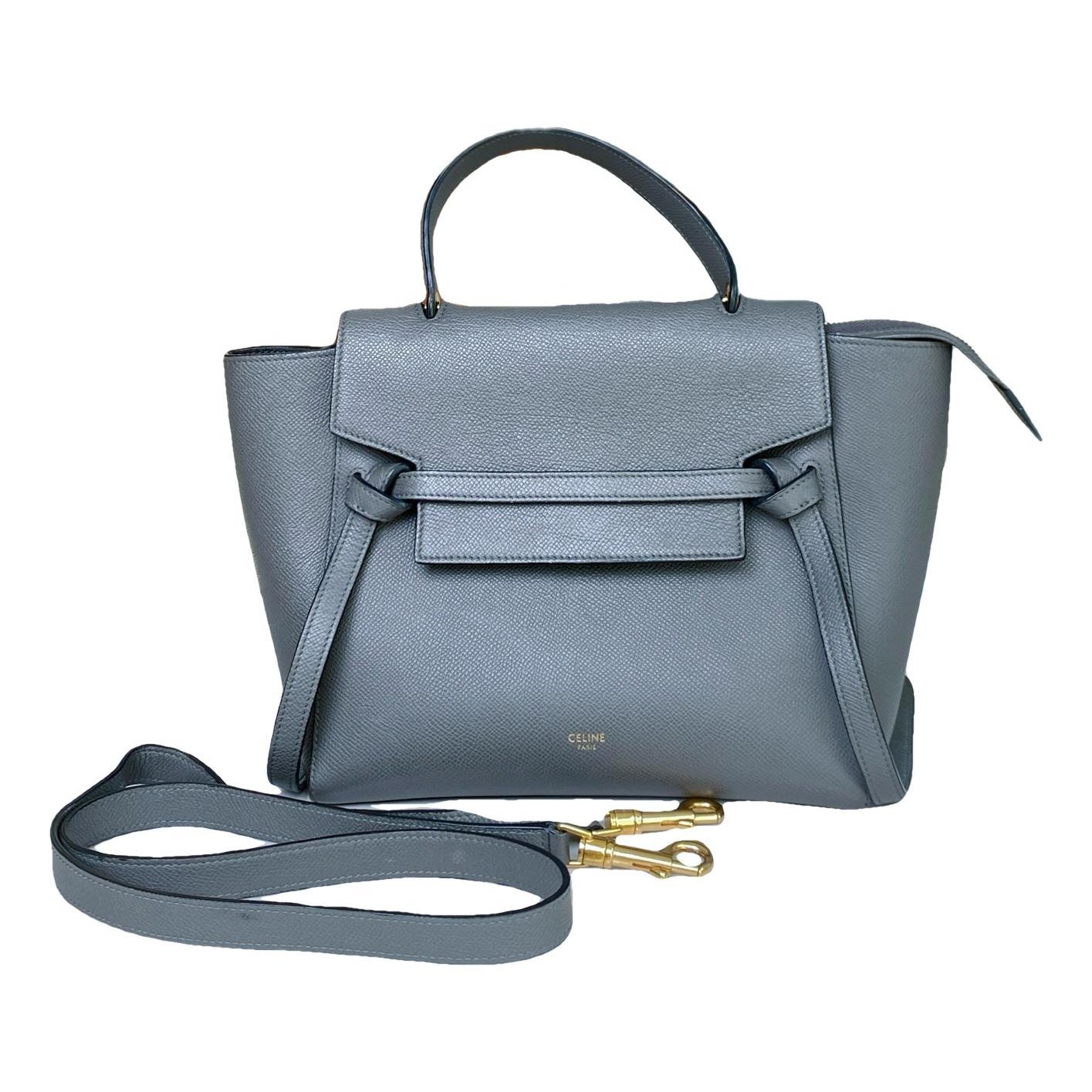 Belt leather handbag
