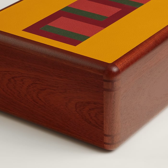 Jaune Ambre Casaque Perspectives Indiennes Watch Box