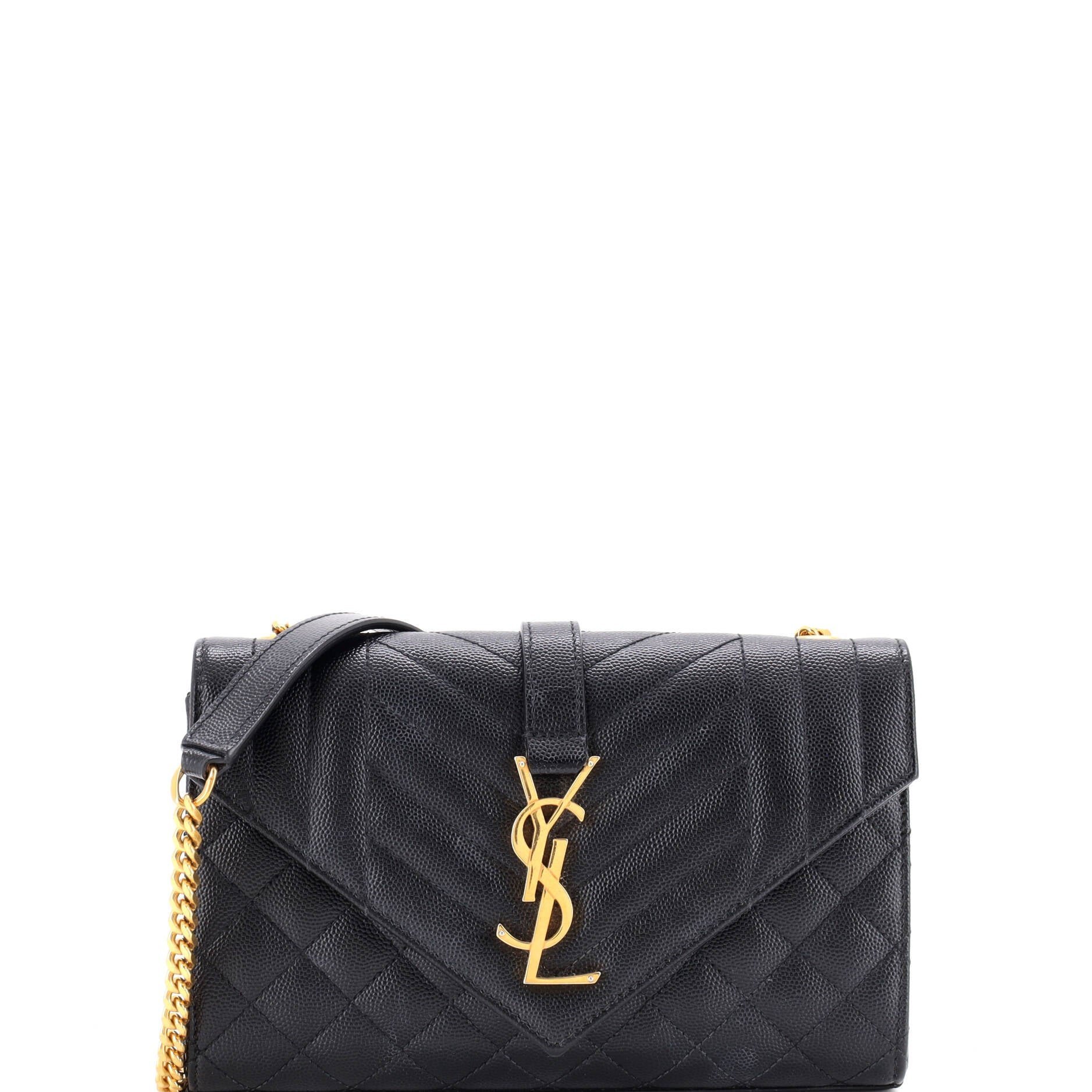 Envelope leather crossbody bag