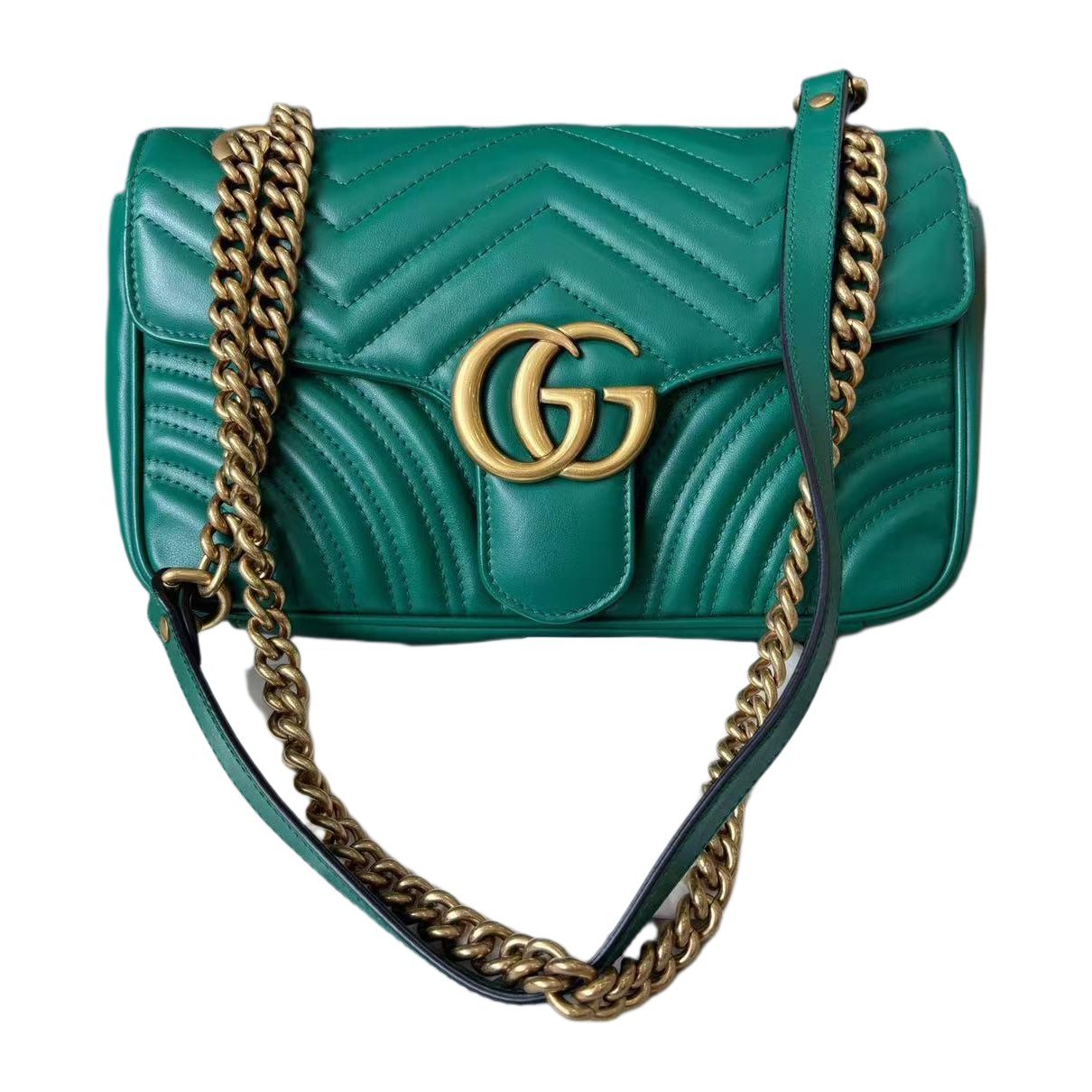 GG Marmont Flap leather handbag