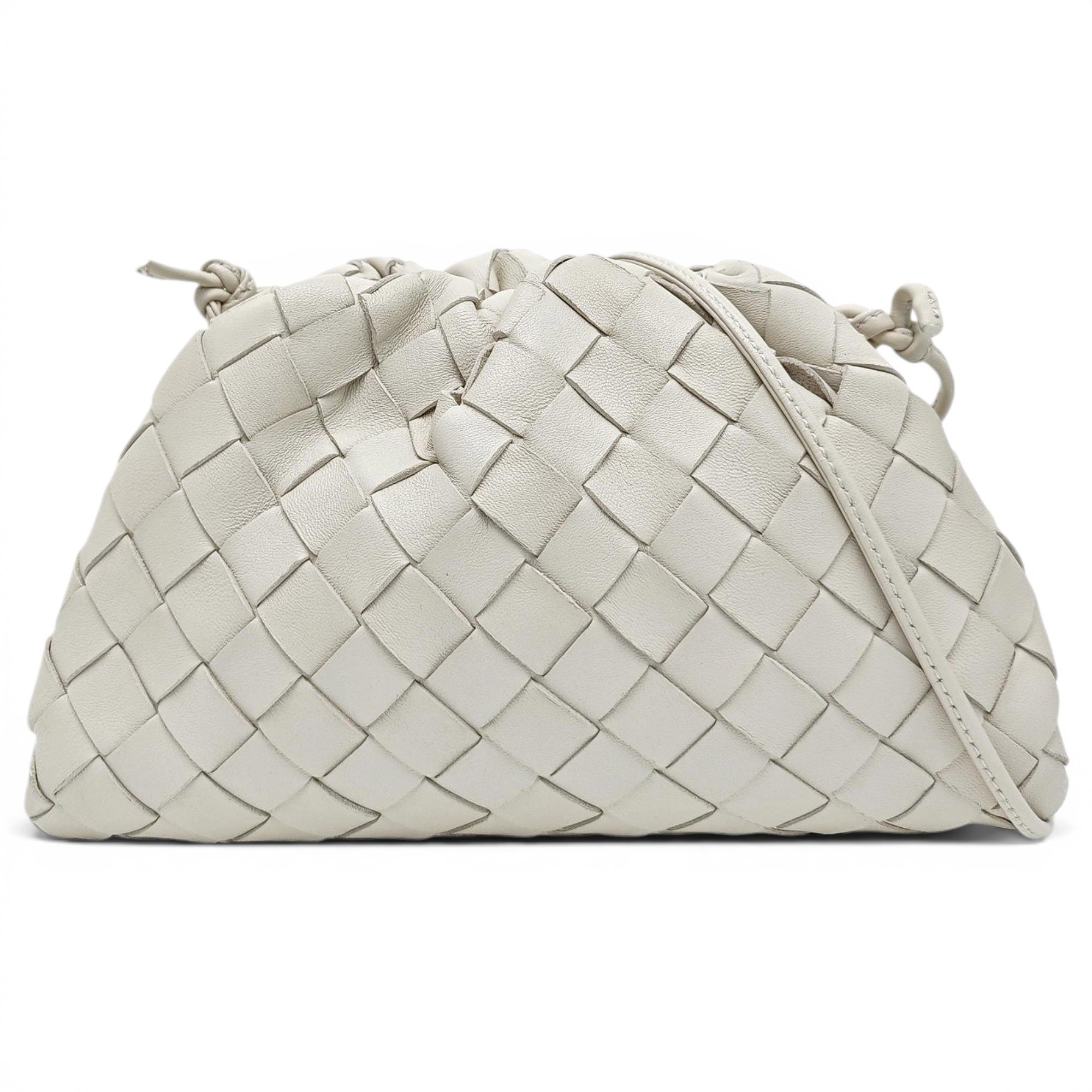 Pouch leather handbag
