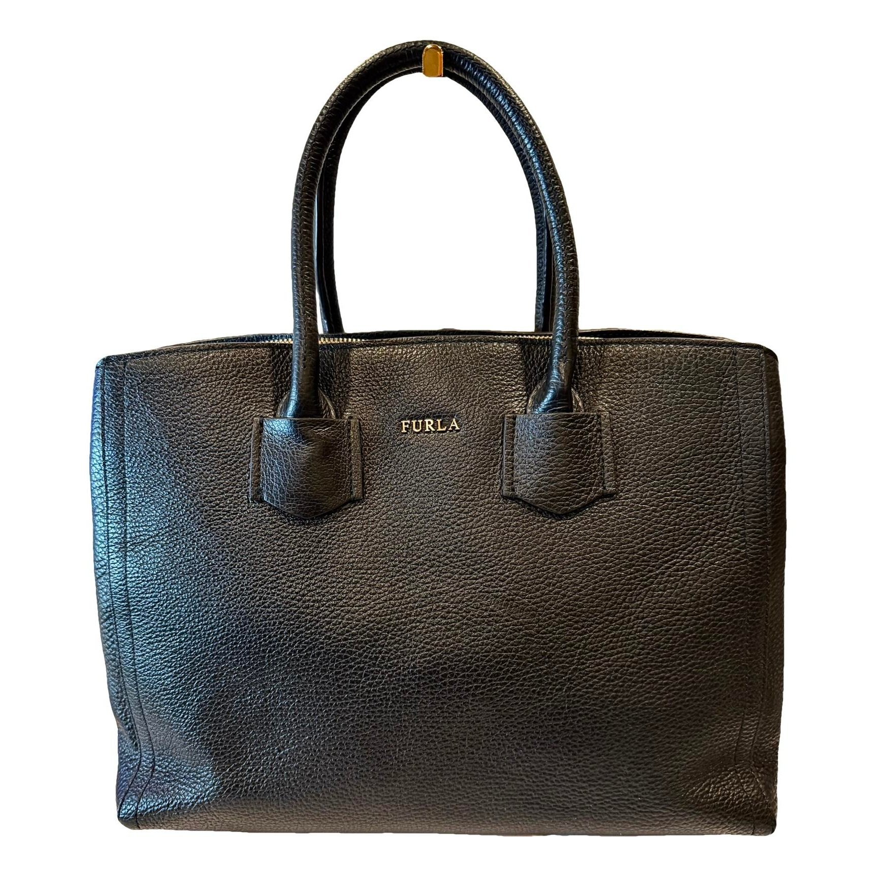 Leather tote