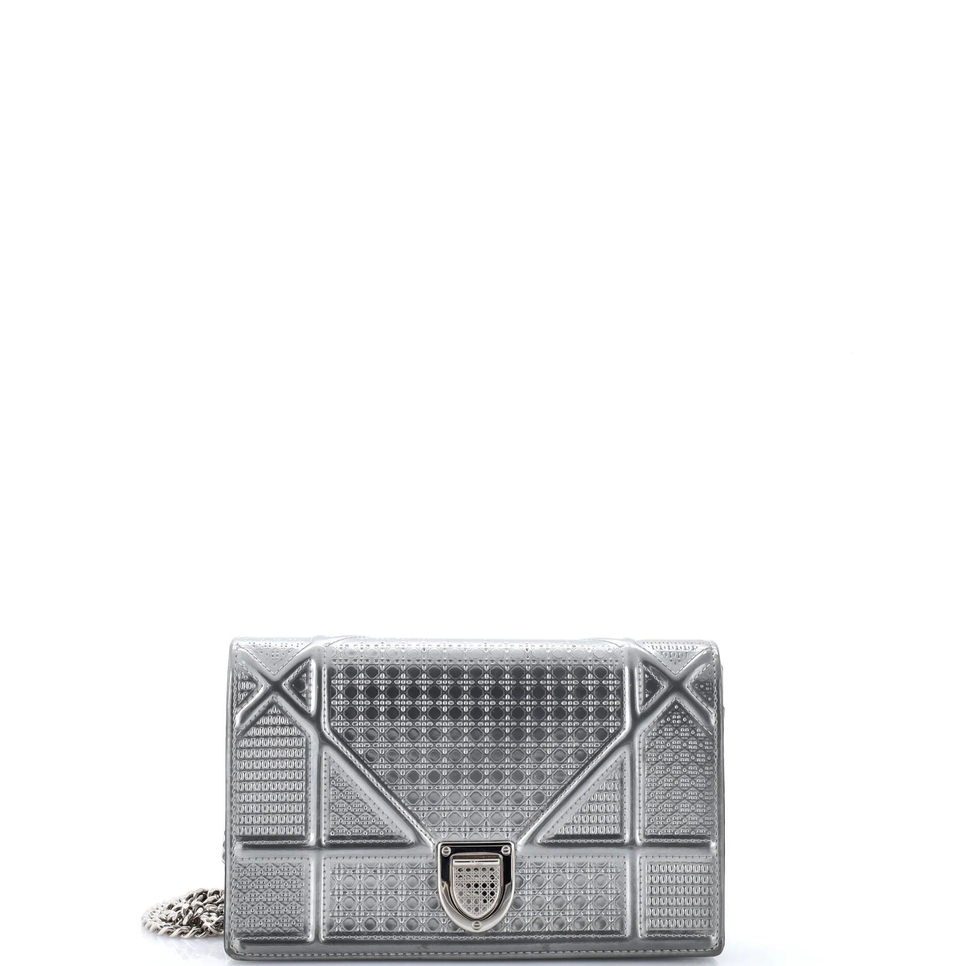 Patent leather clutch bag