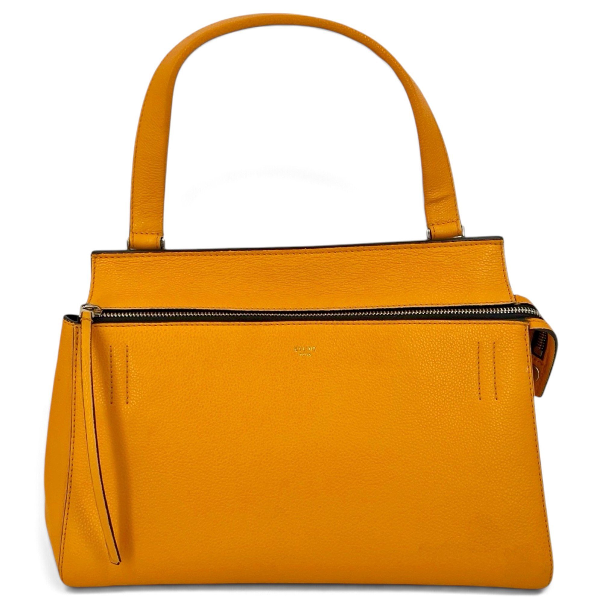 Edge leather handbag