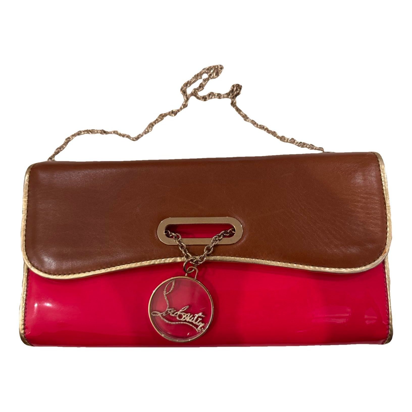 Riviera patent leather clutch bag