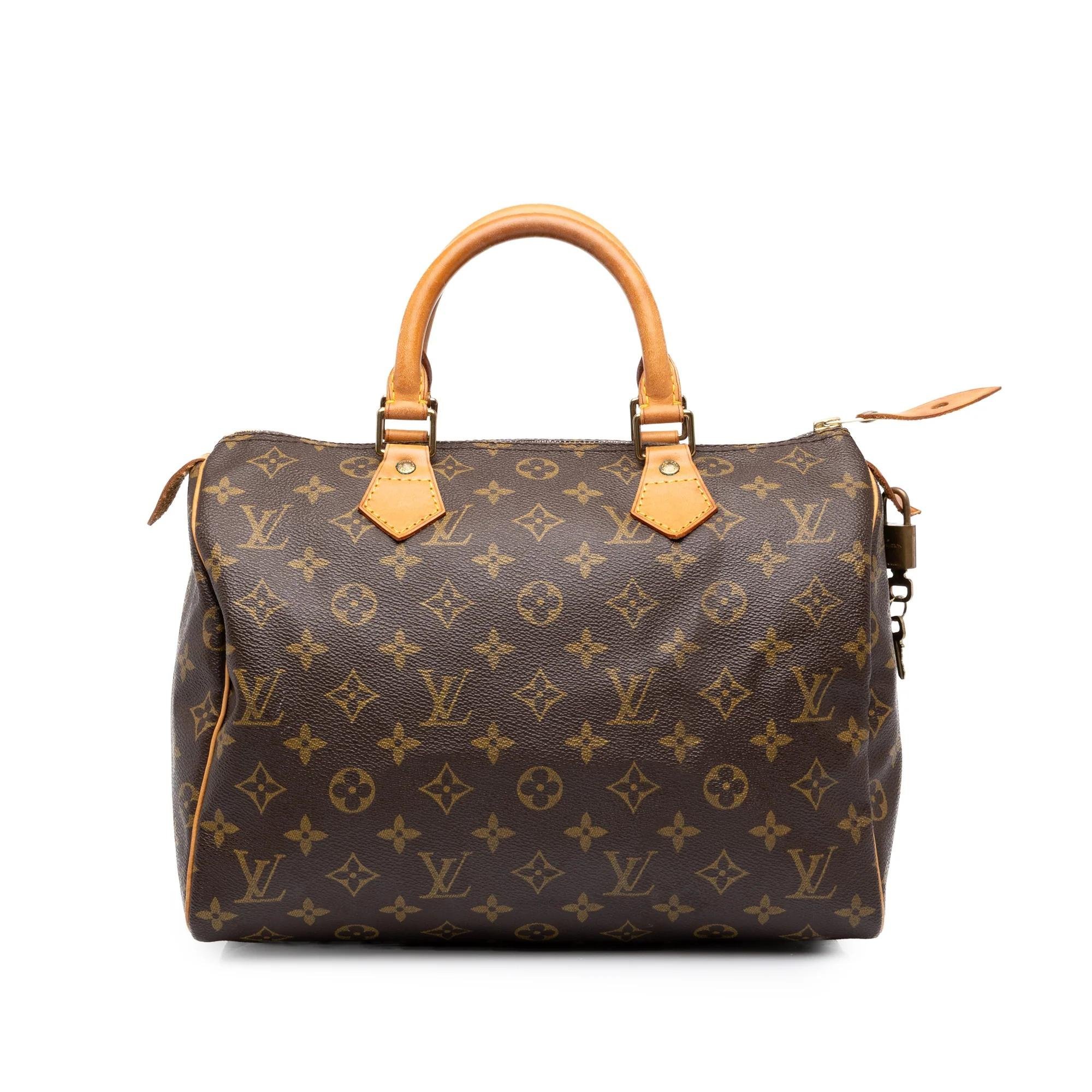 Speedy leather handbag