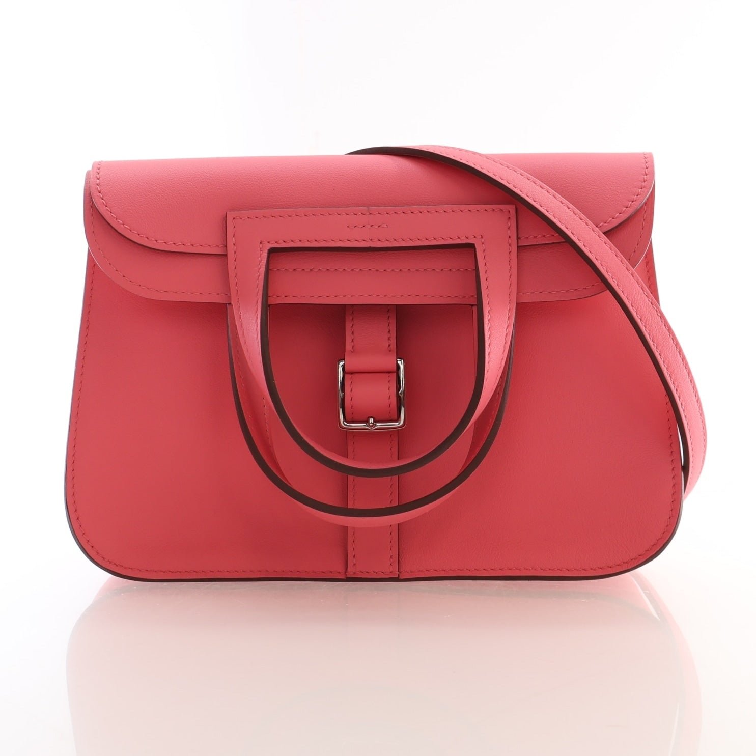 Hermes Rose Azalee Swift Mini Halzan 22