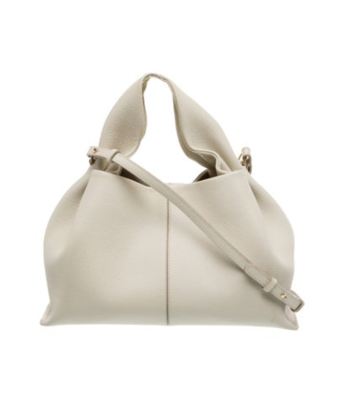 Polene Leather Top Handle Bag