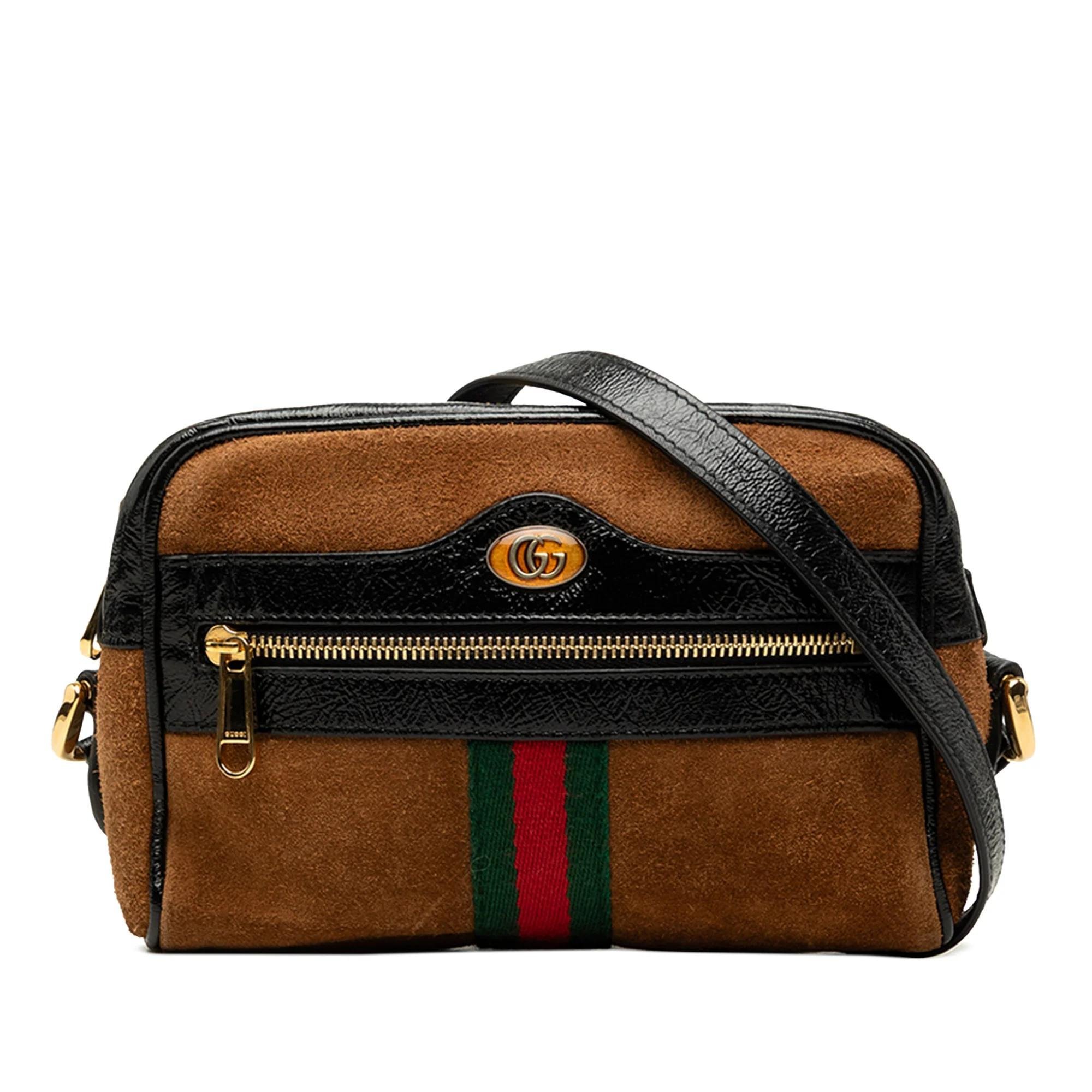 Ophidia leather crossbody bag