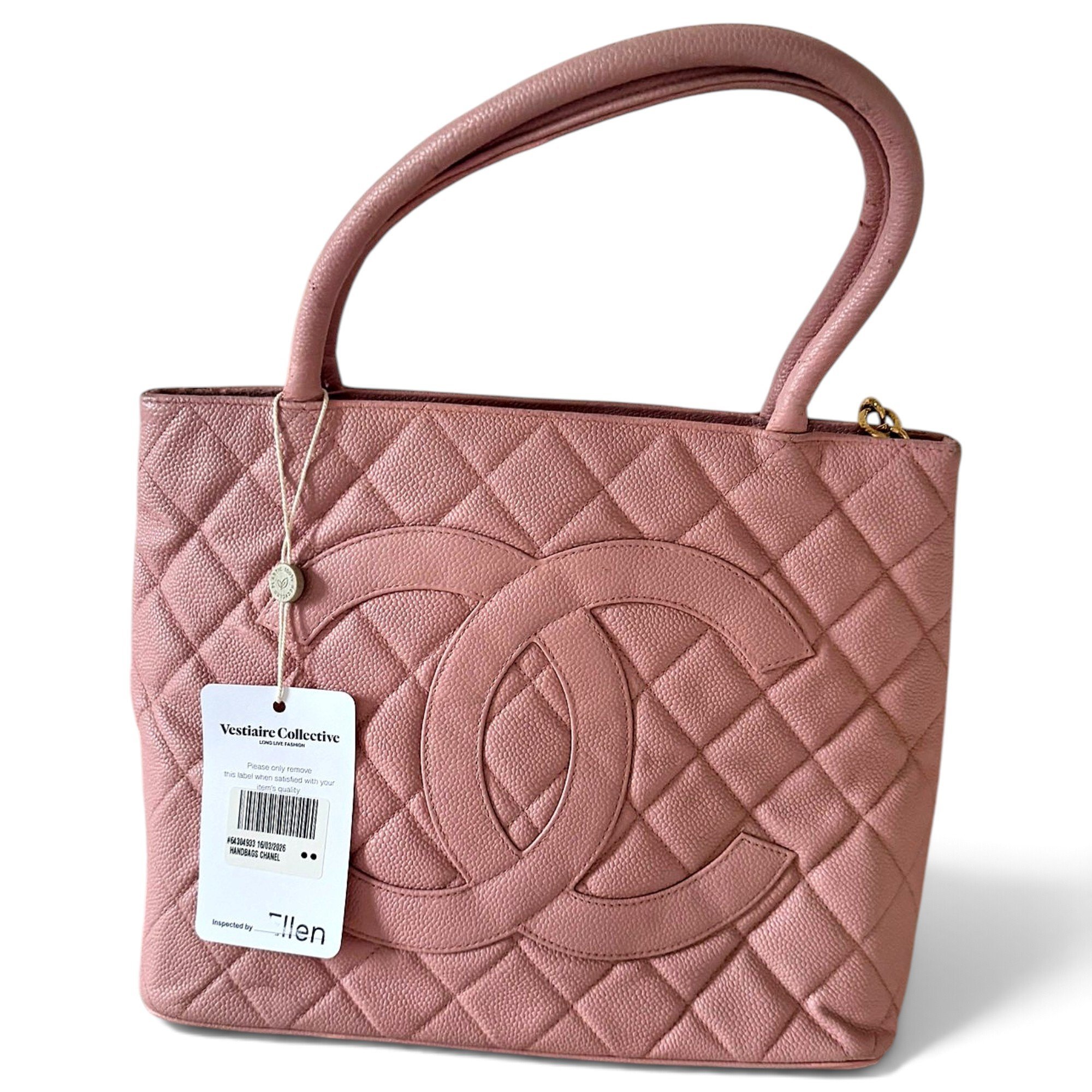 Médaillon leather tote