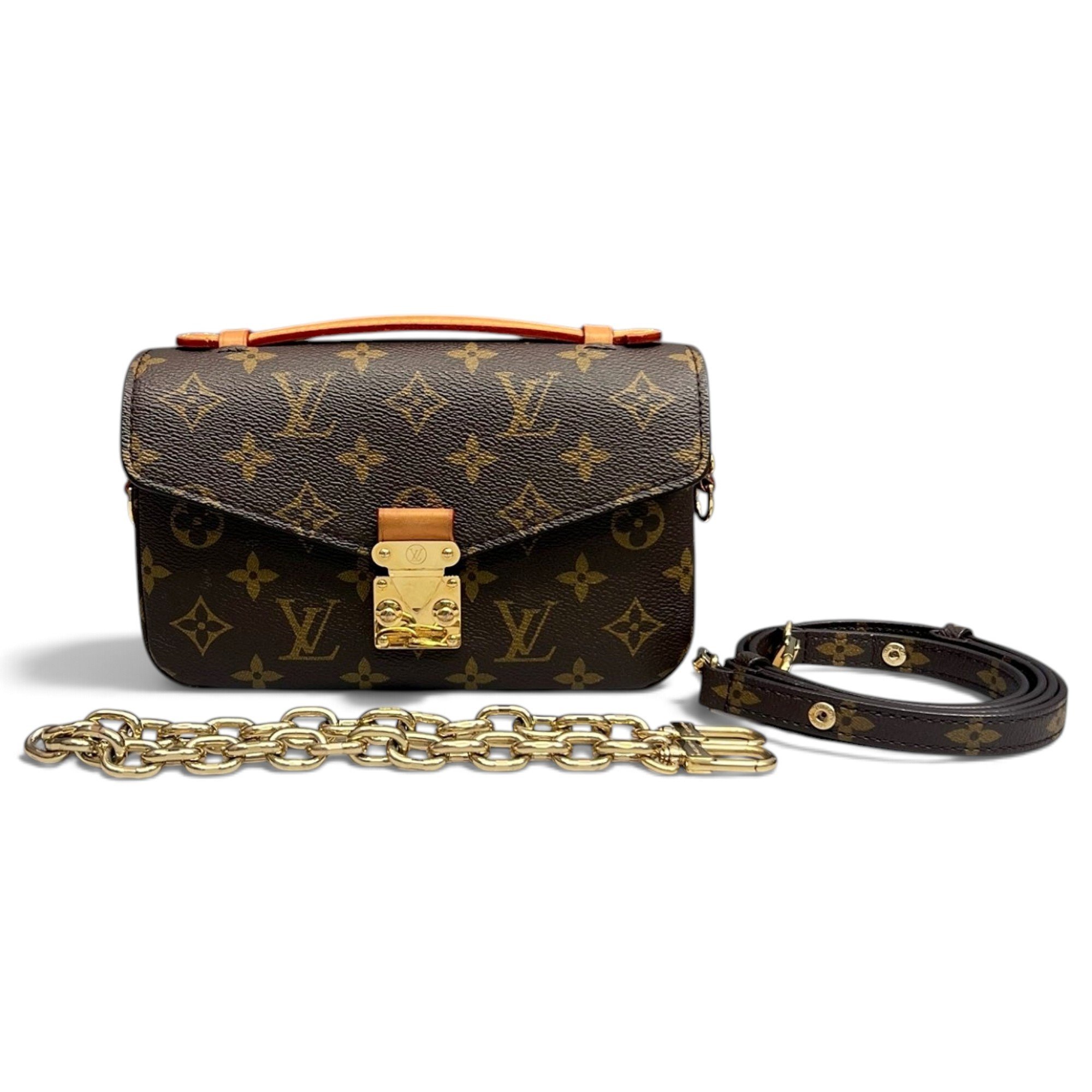 Metis East West leather crossbody bag