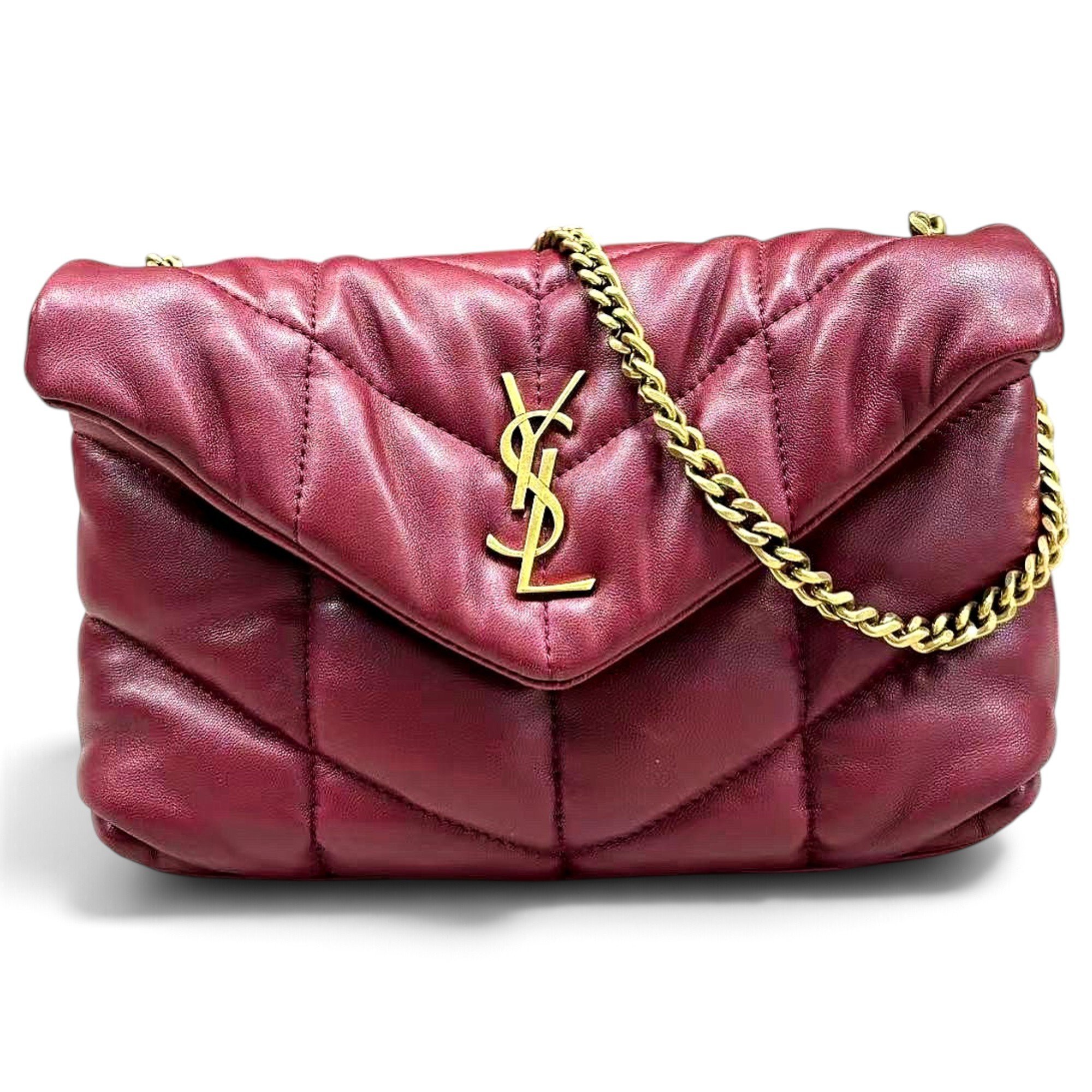 Loulou Puffer leather crossbody bag