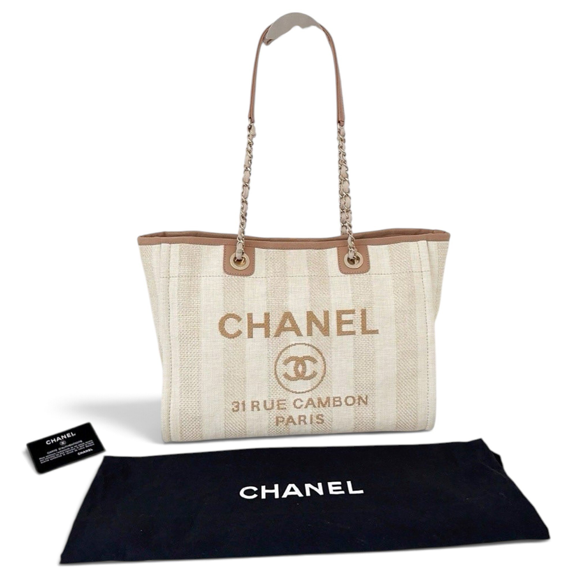 Deauville Chain cloth tote