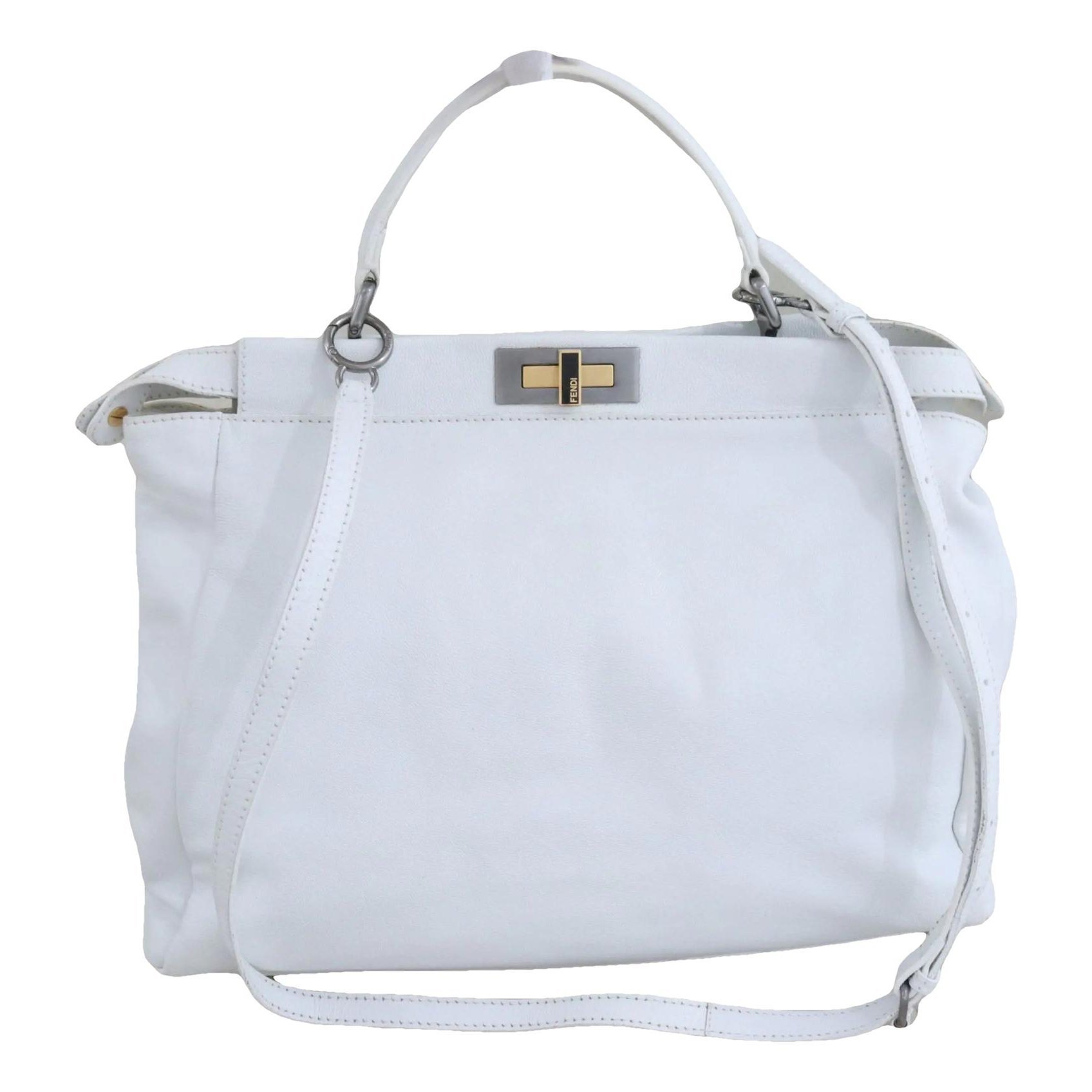 Peekaboo leather crossbody bag