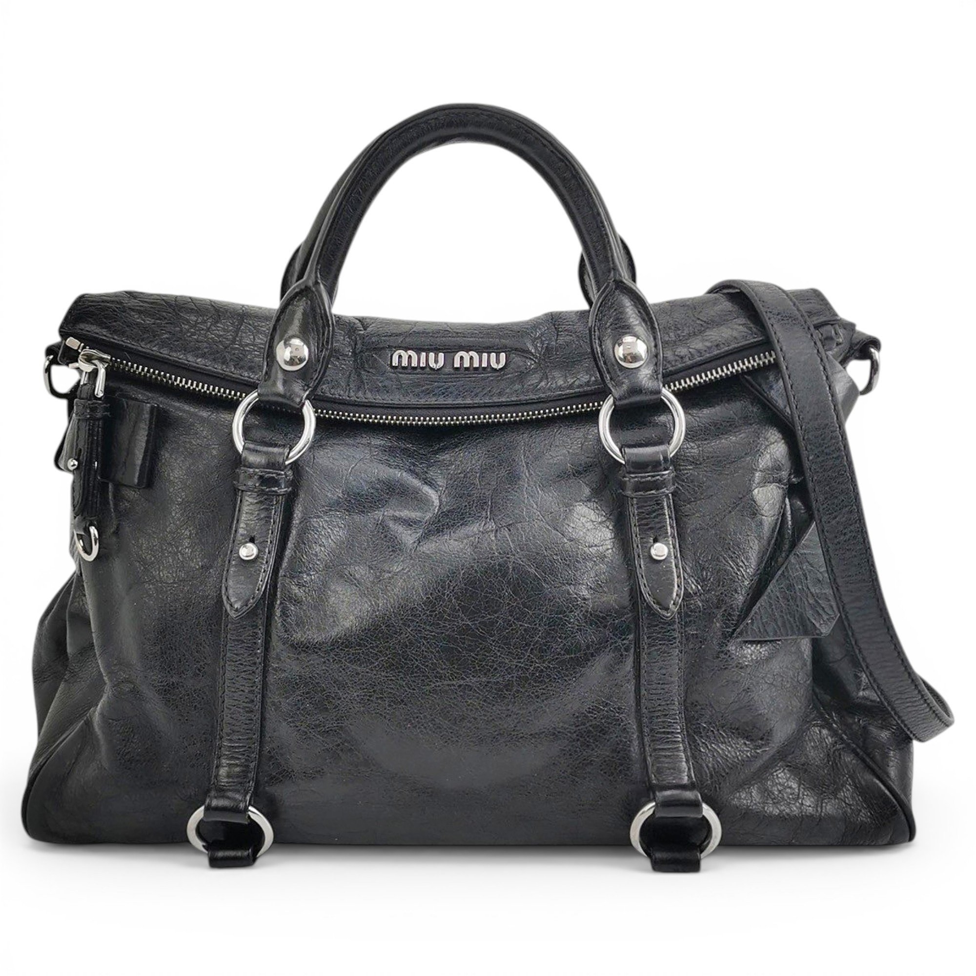Miu Miu Bow bag leather handbag