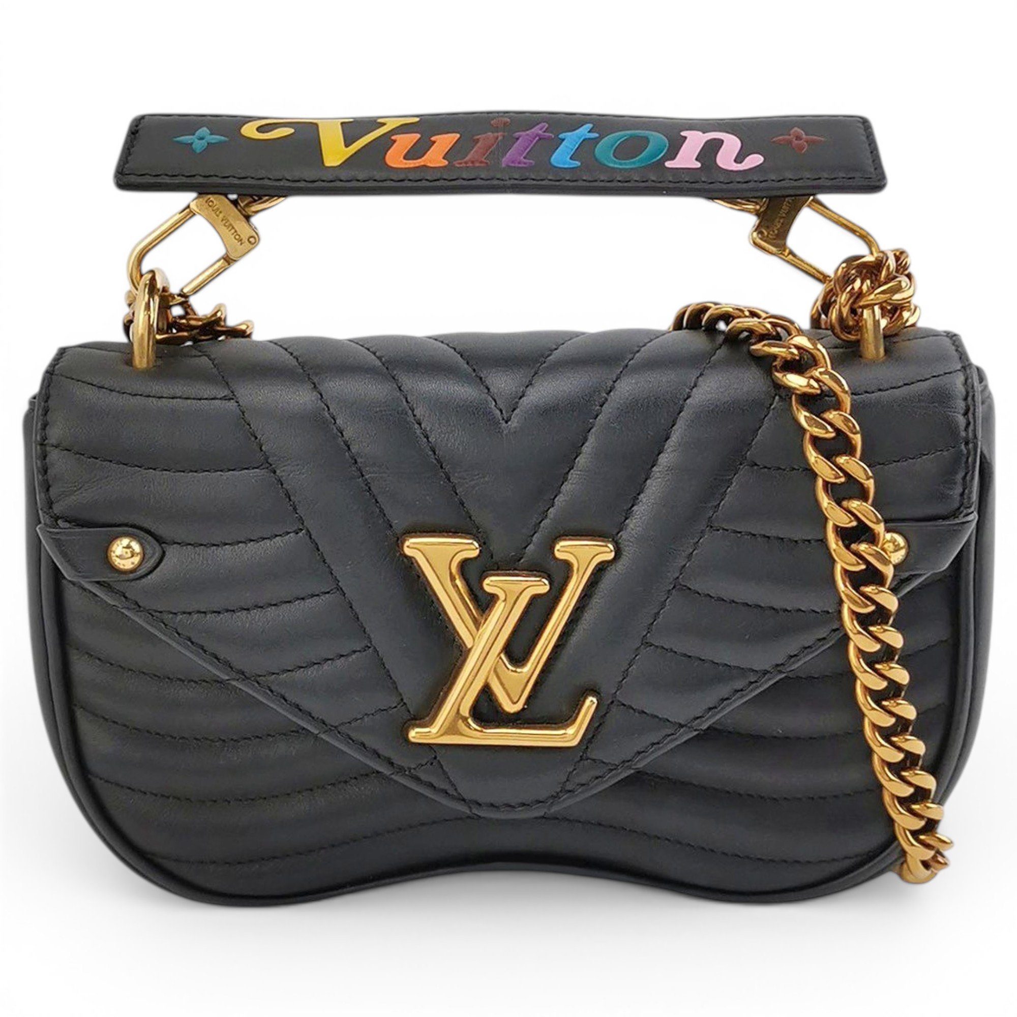 New Wave leather handbag