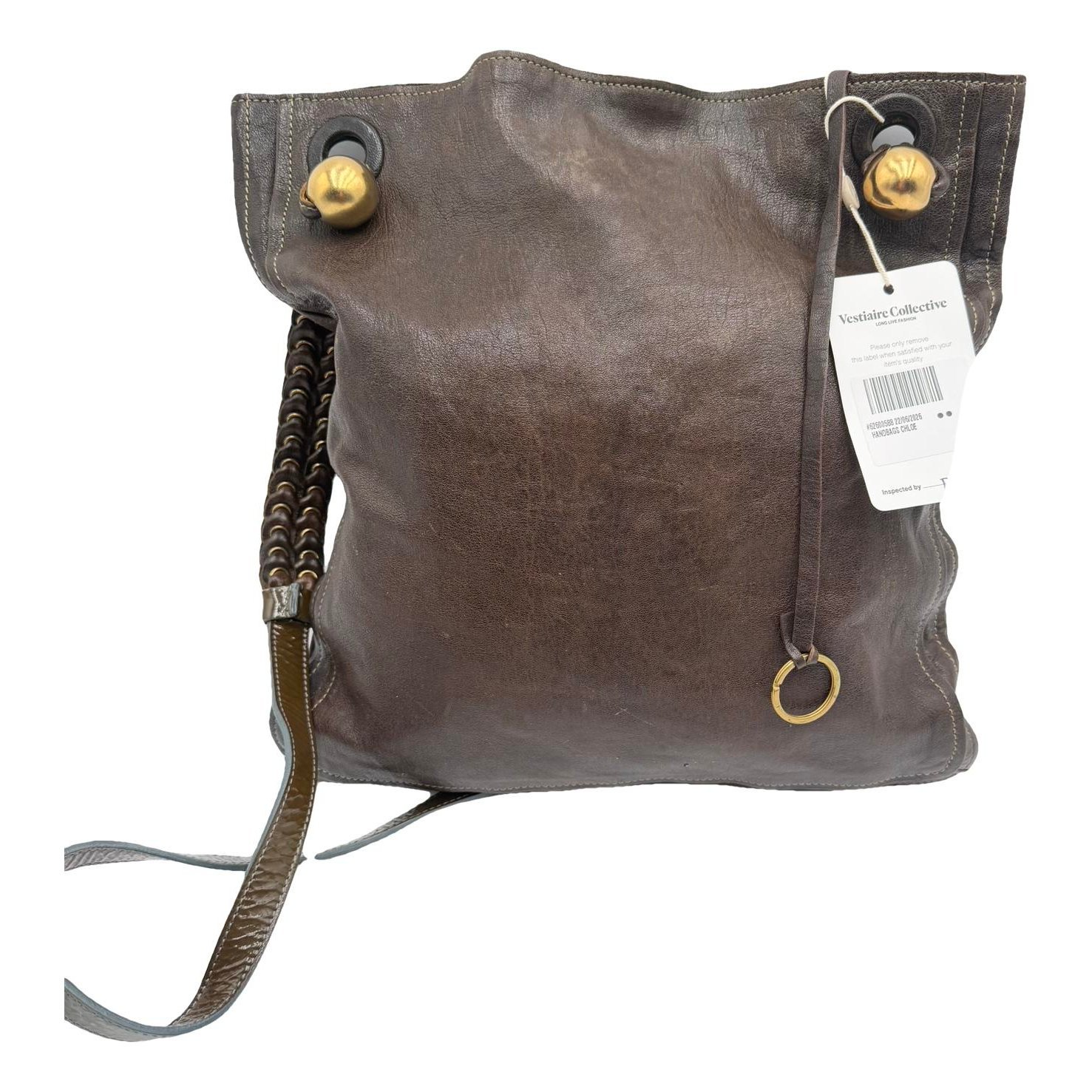 Leather crossbody bag