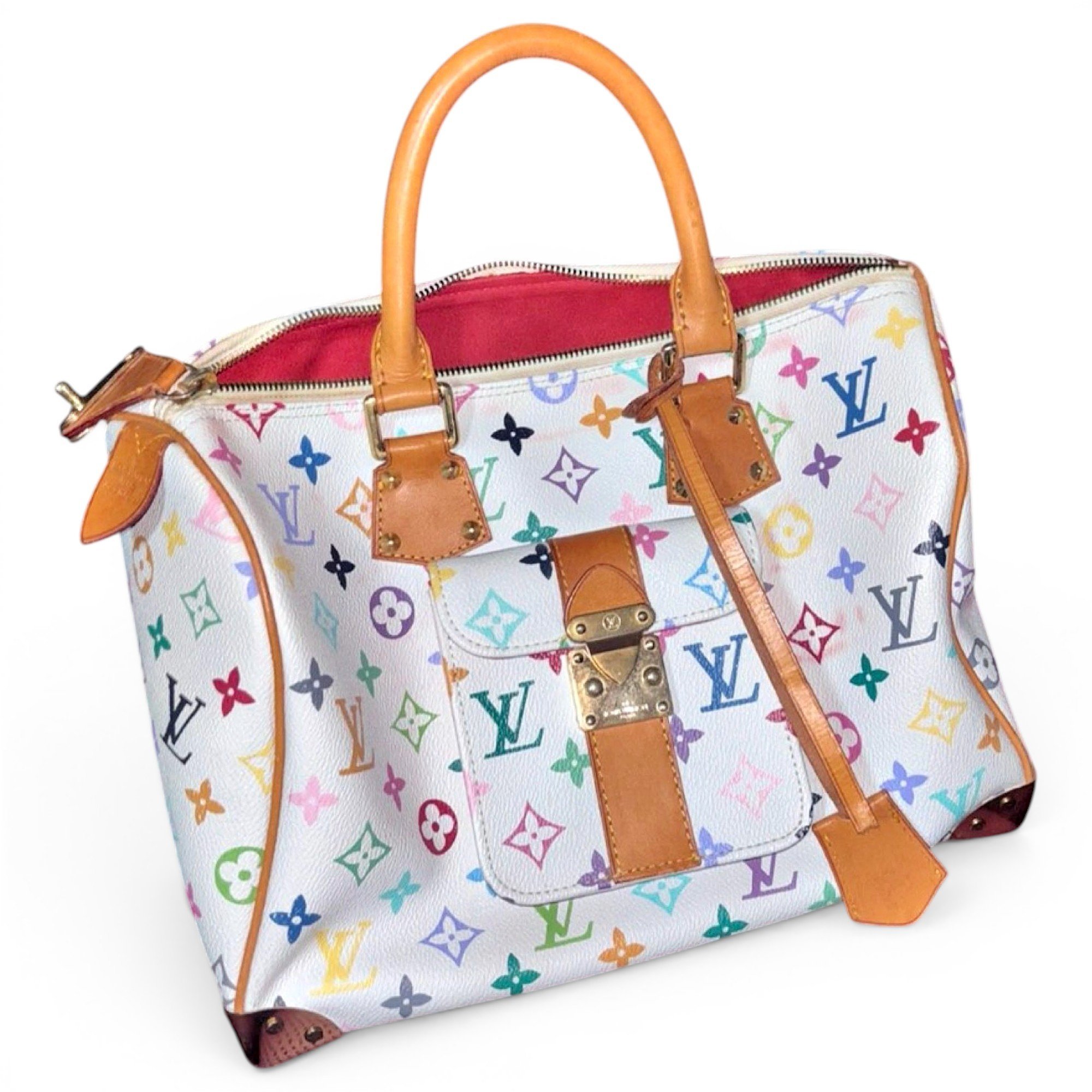 Speedy leather handbag