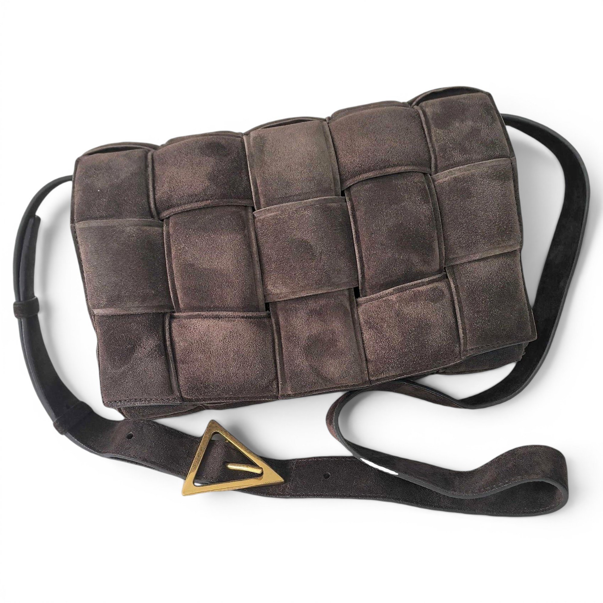 Cassette Padded leather handbag