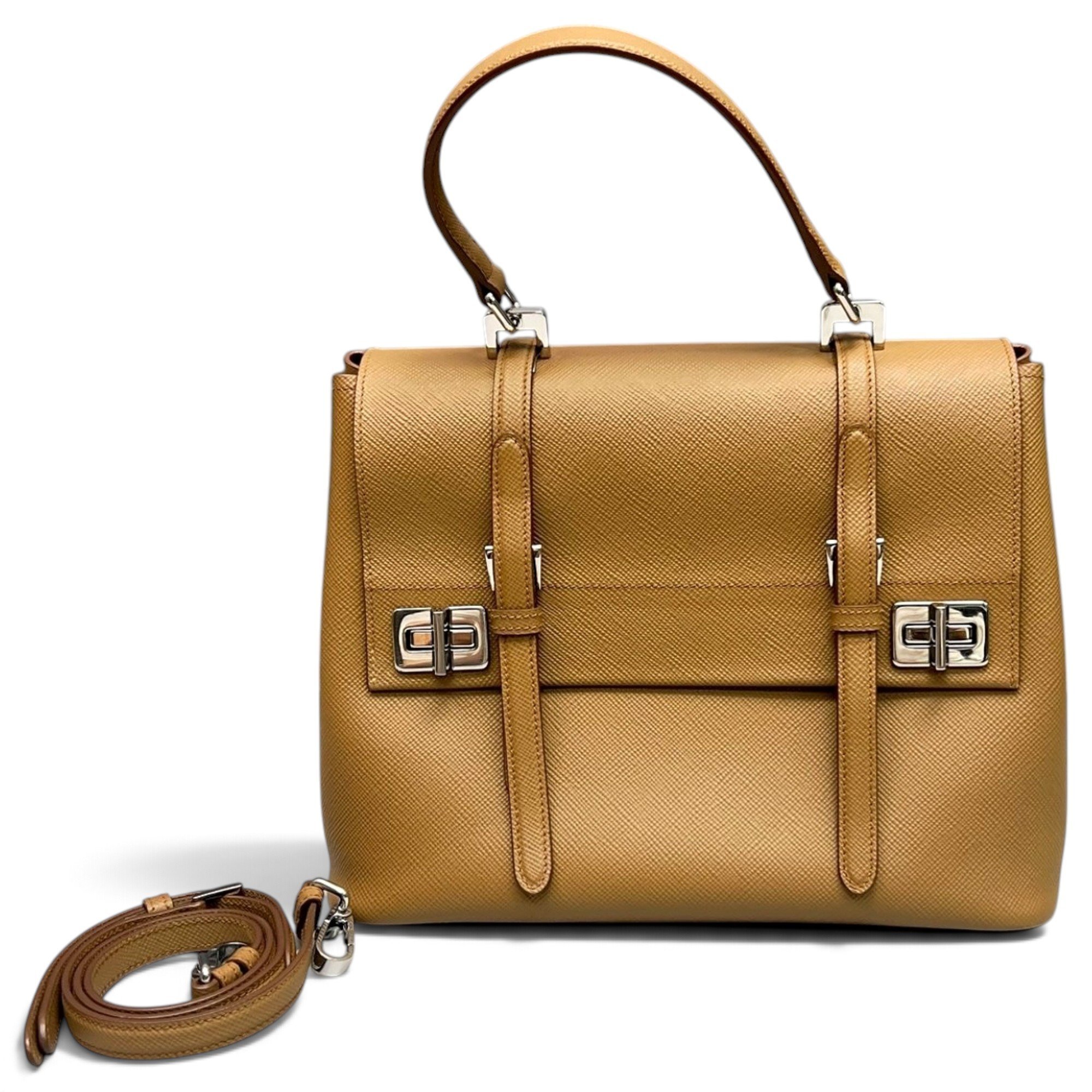 Galleria leather handbag
