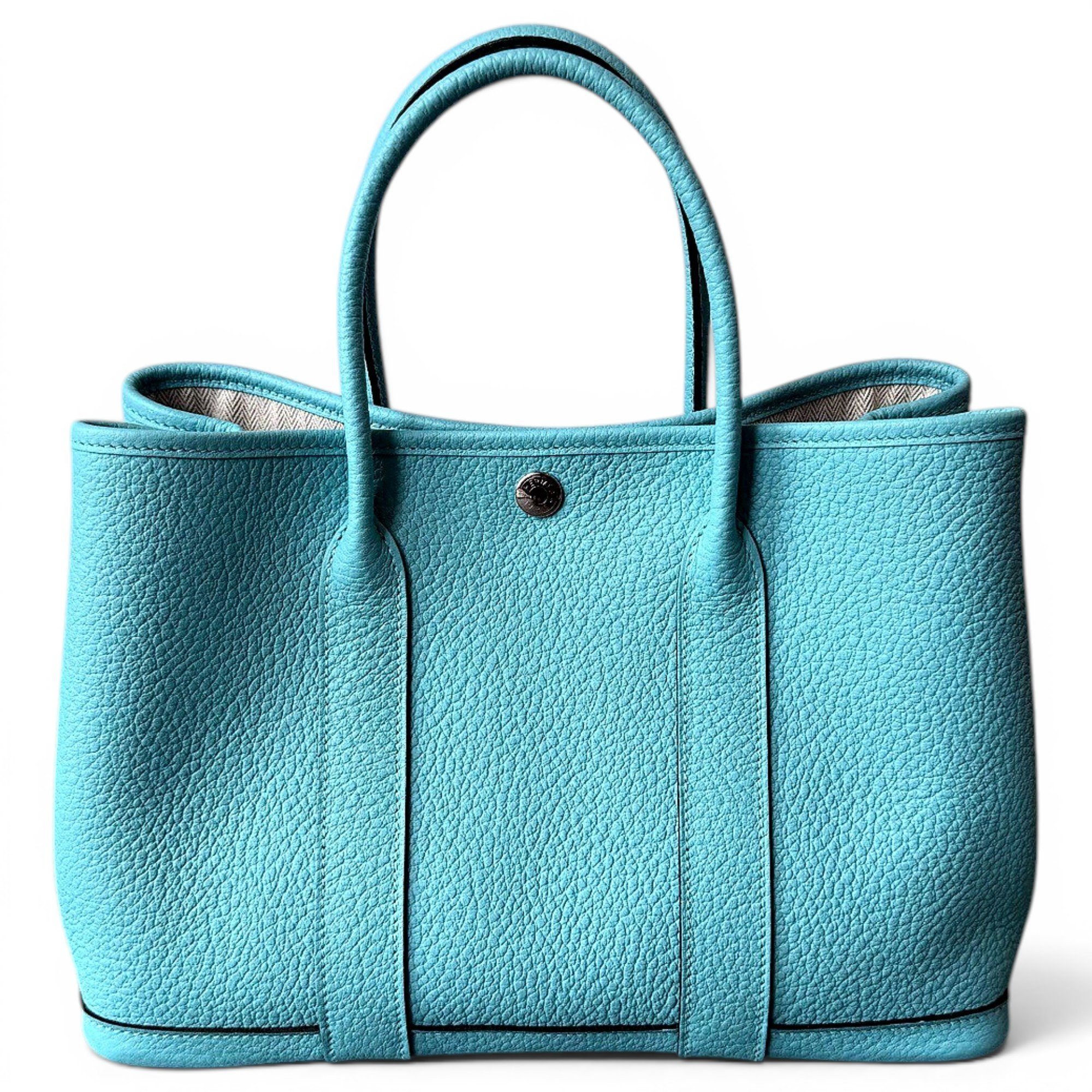 Garden Party leather handbag