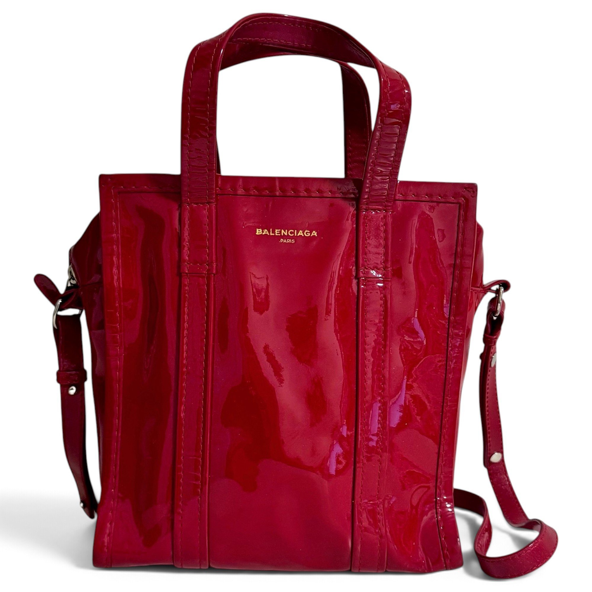 Bazar Bag patent leather handbag