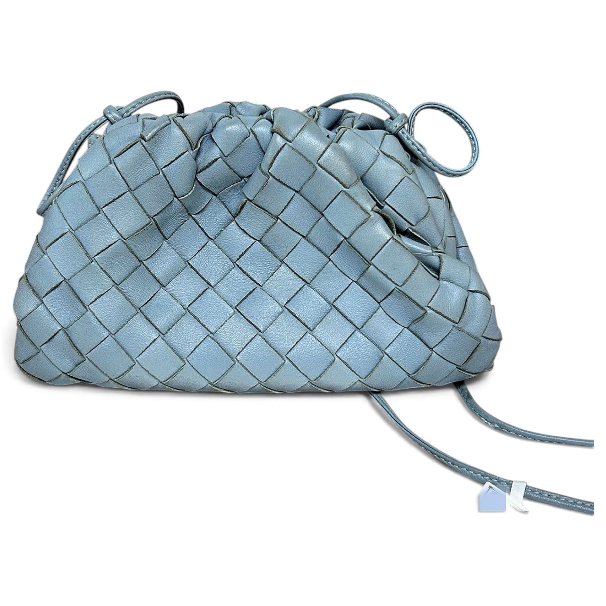 Pouch leather handbag