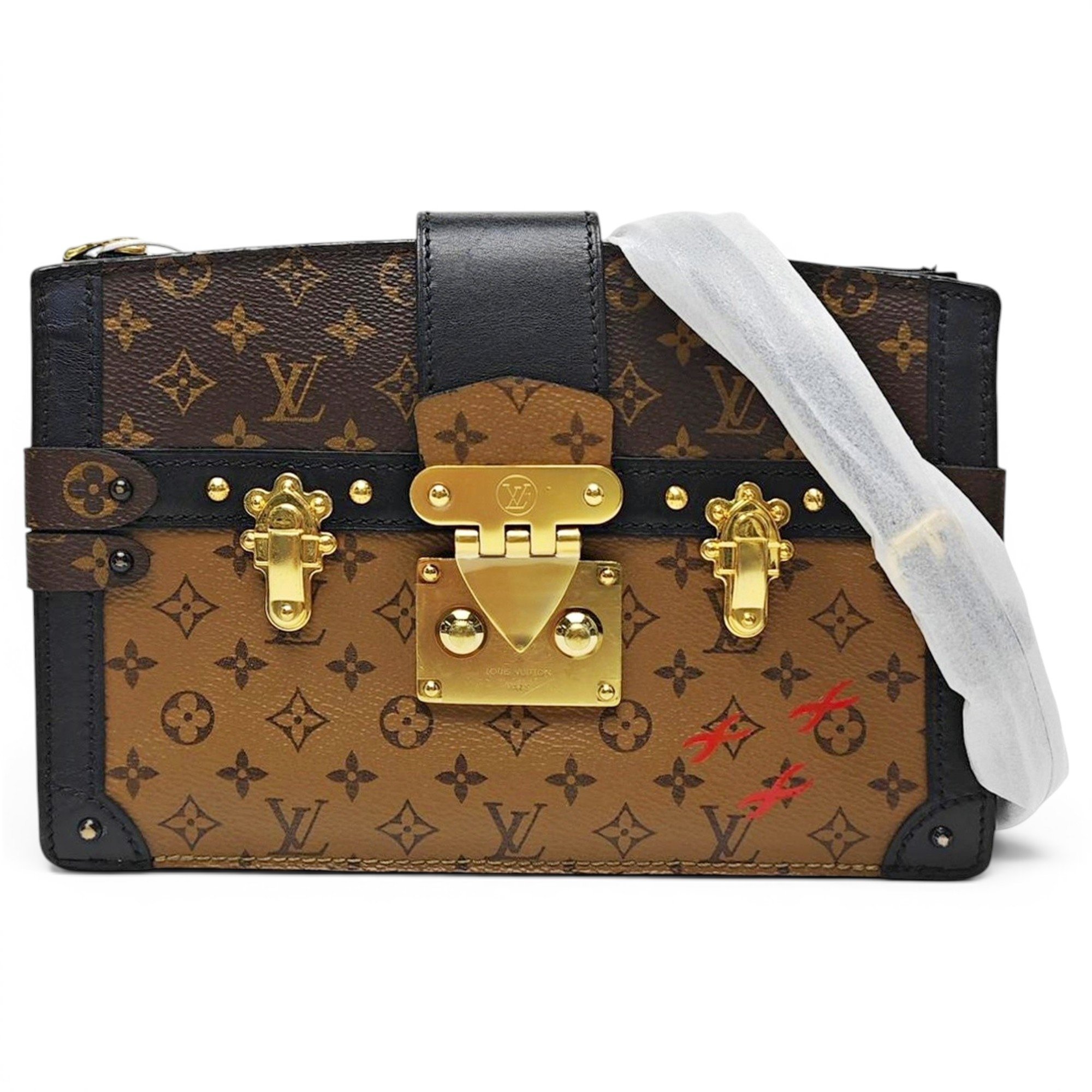 City Trunk leather handbag