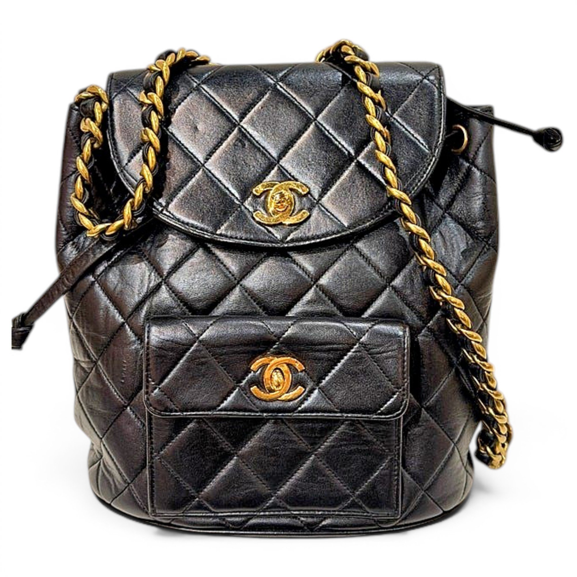 Leather backpack