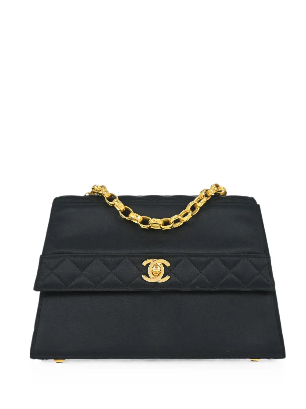 1990 Straight Flap shoulder bag