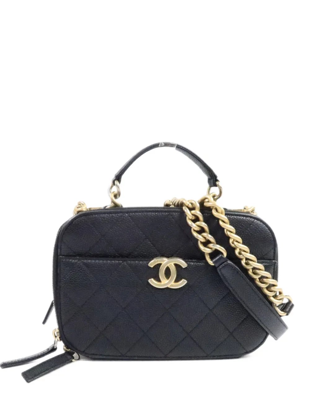 matelassé CC cross body mini bag
