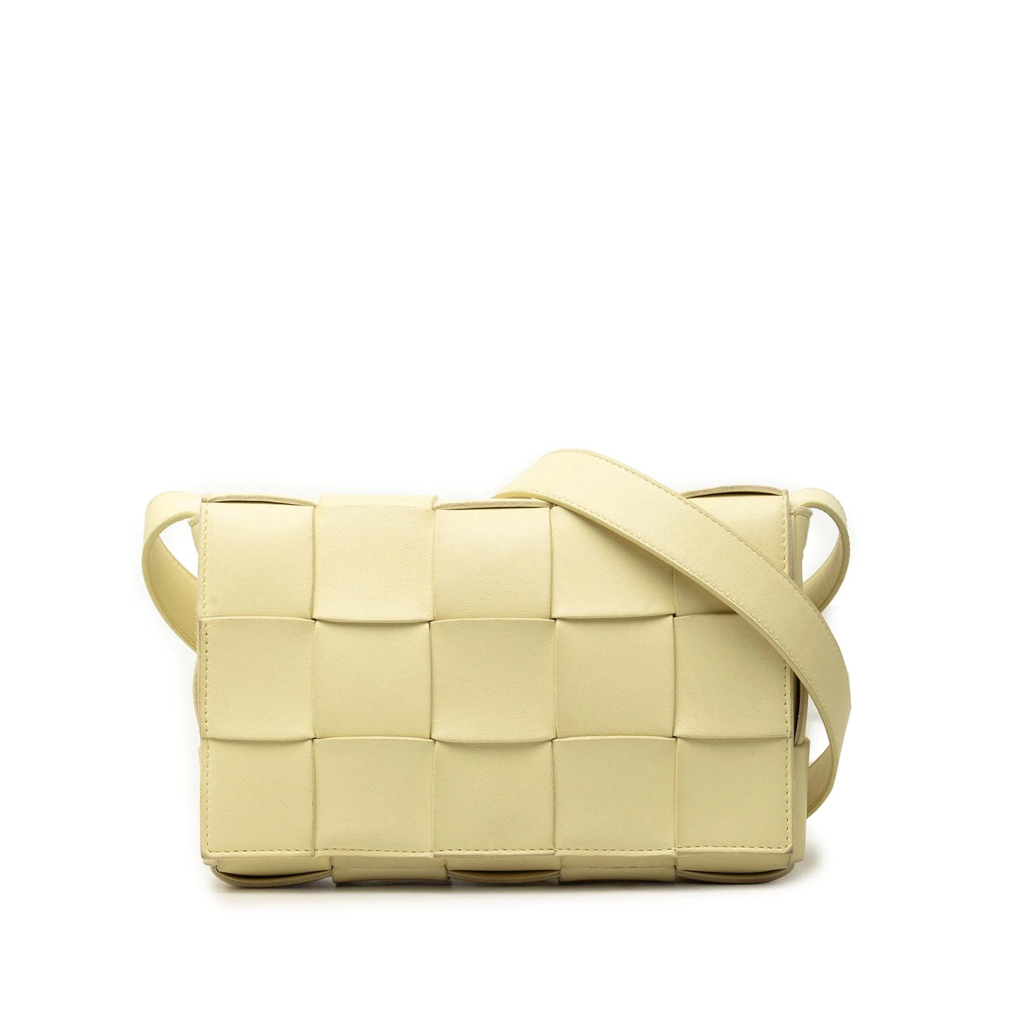 Cassette leather crossbody bag