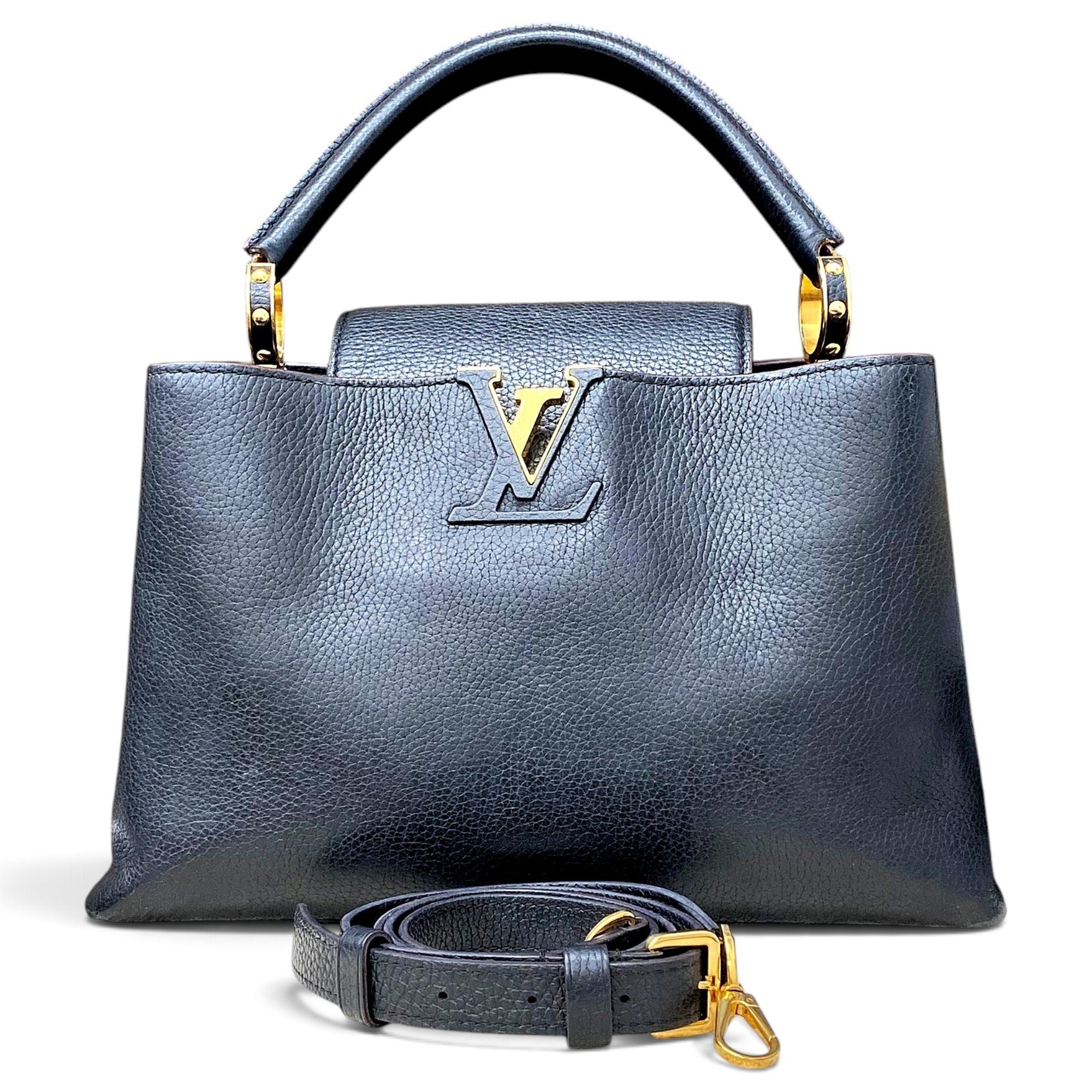 Capucines leather handbag