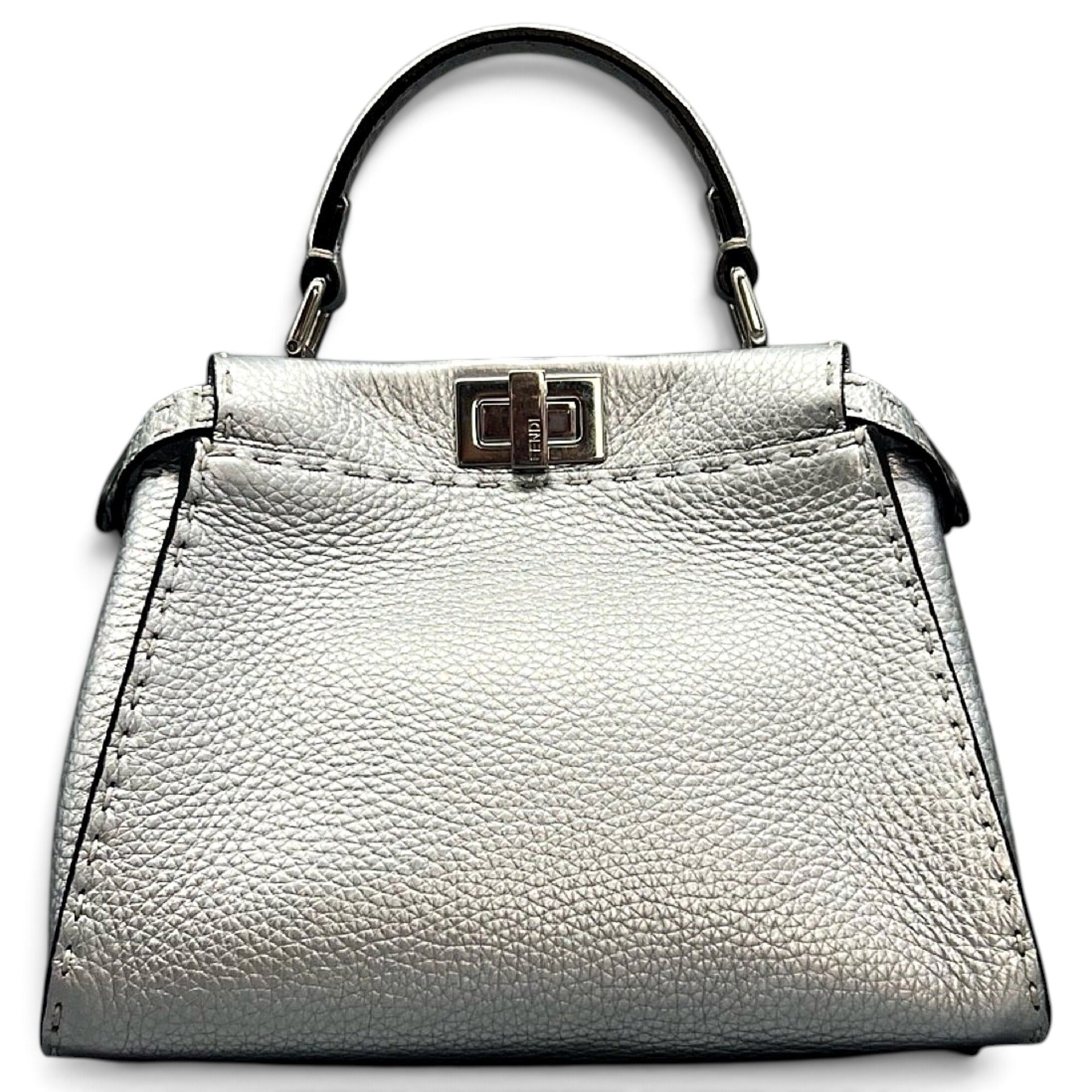 Peekaboo leather handbag