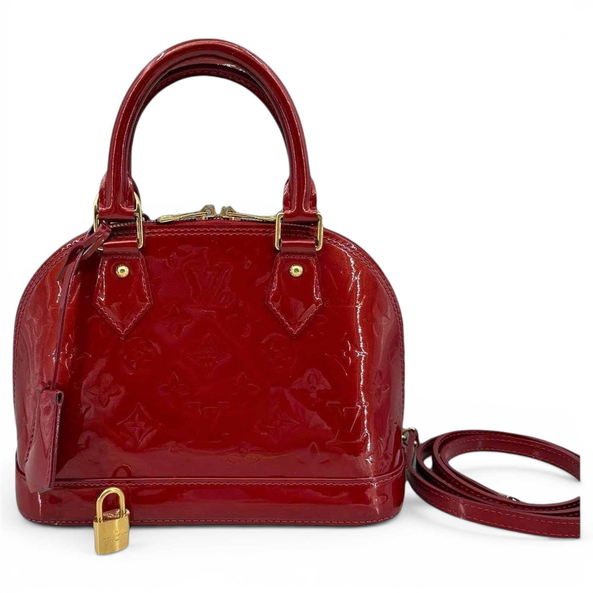 Alma BB patent leather handbag