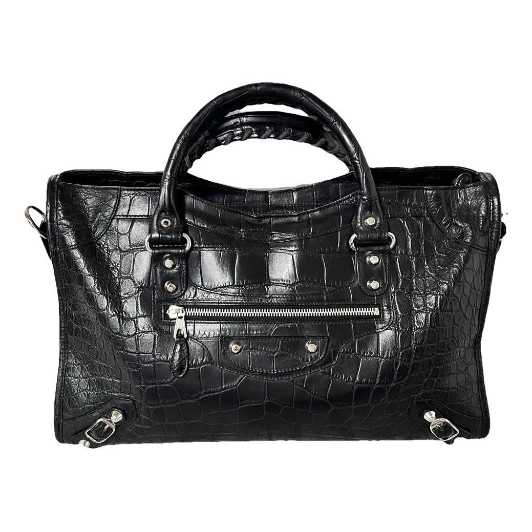 City leather crossbody bag