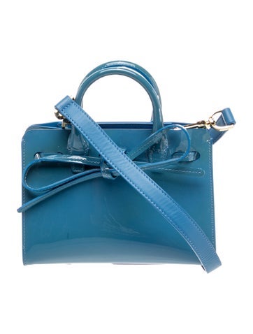 Patent Leather Top Handle Bag