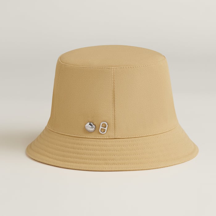 Beige Albâtre Calvi Seashell Bucket Hat